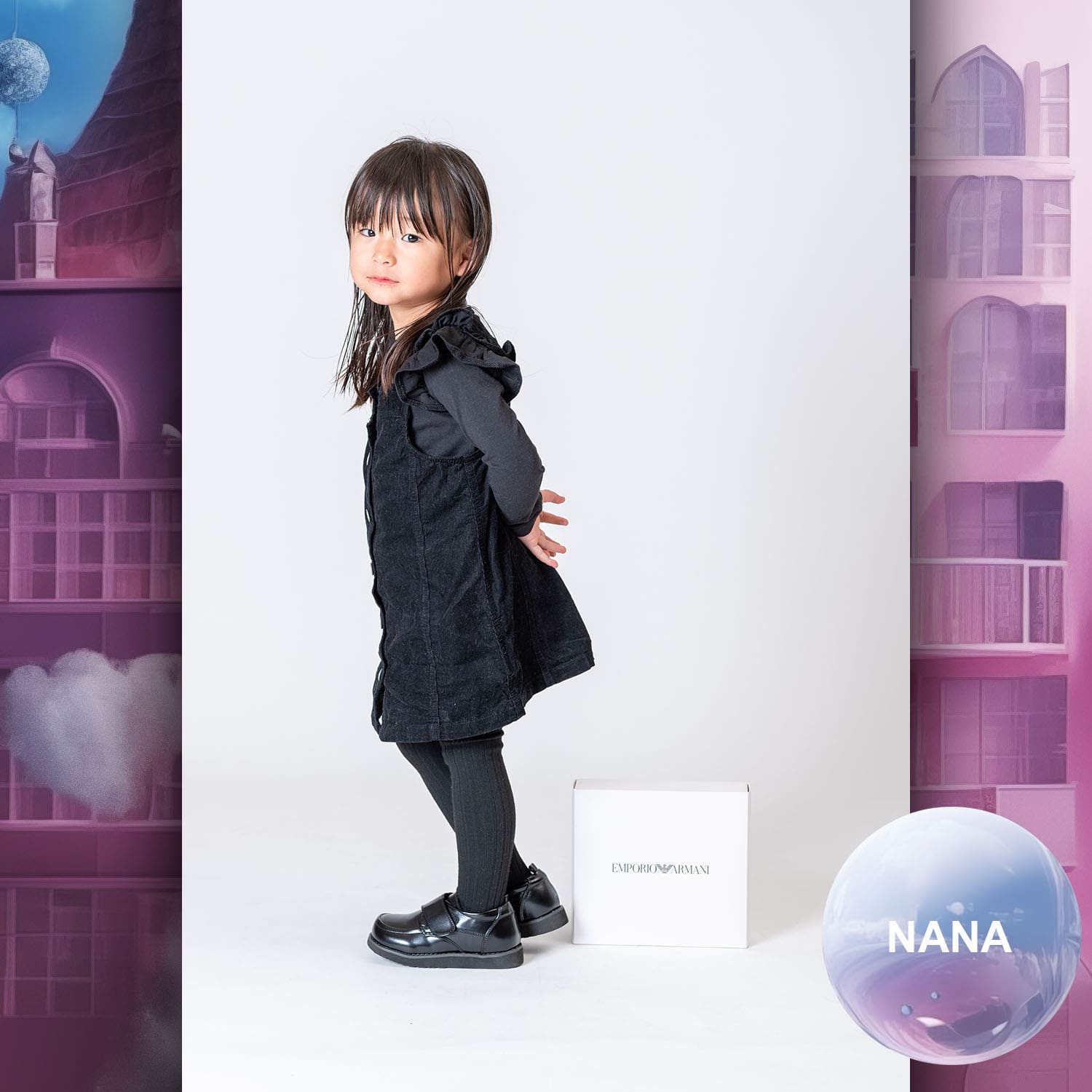 049 Enfants Tokei sur Runway Audition pour les enfants du magazine World 2023 Armani