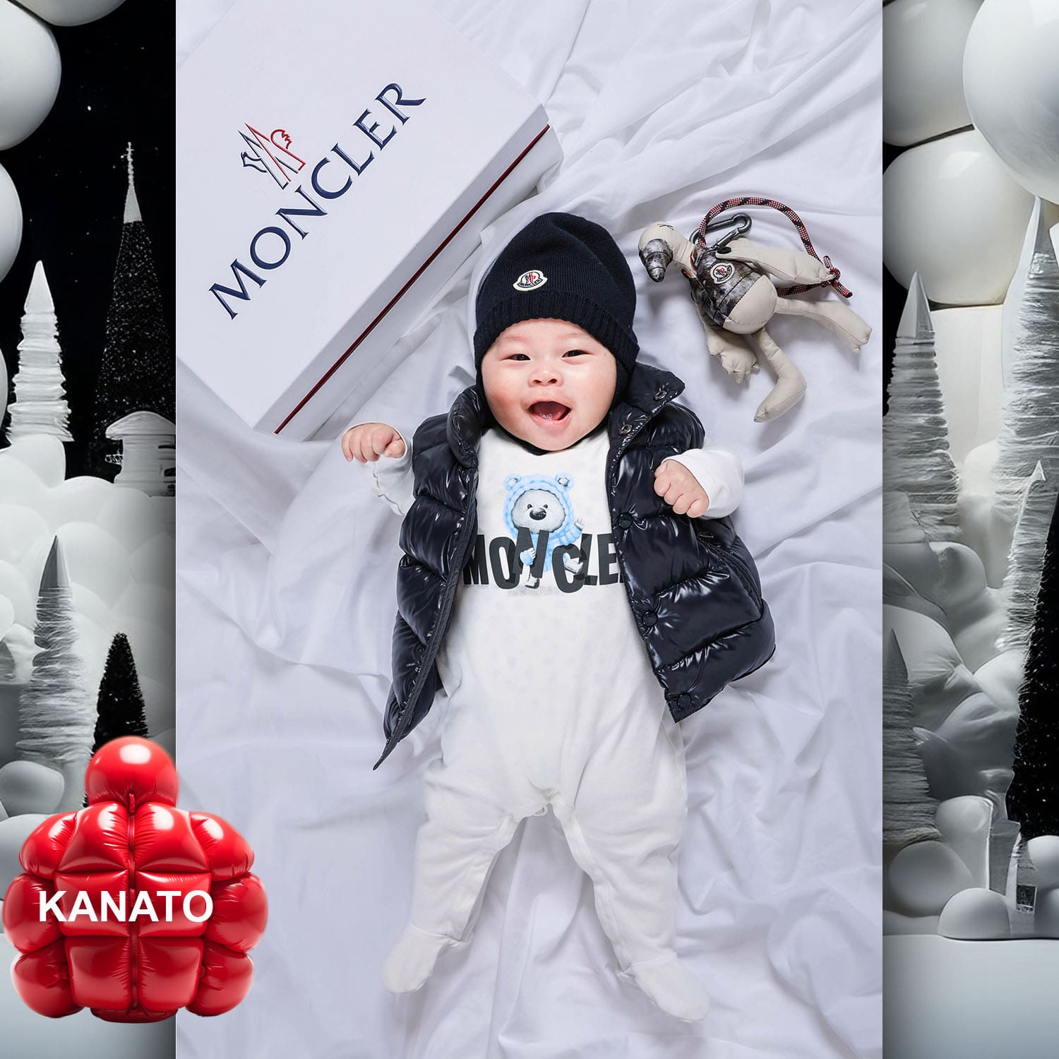 049 Kids Tokei on Runway Magazine World Kids Audition 2023 Moncler