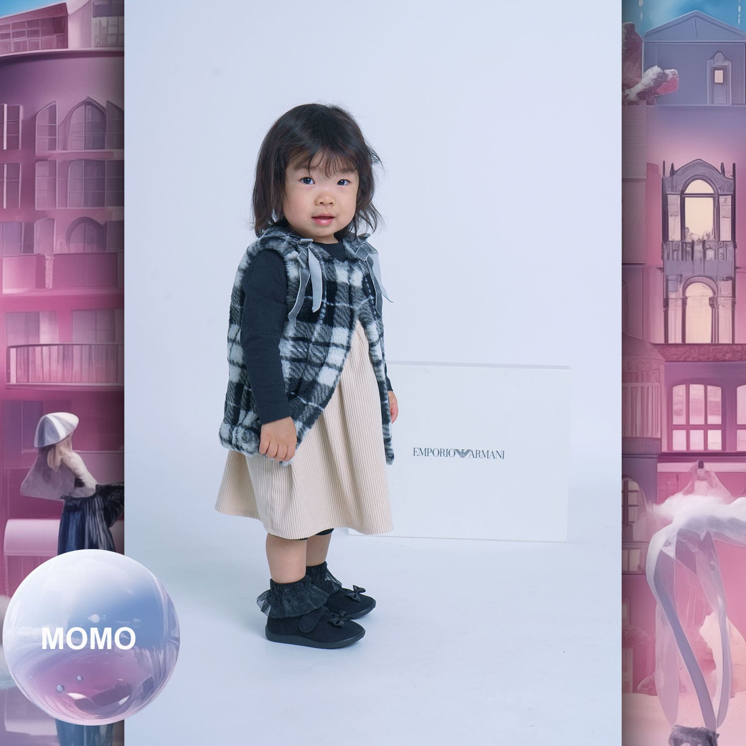 050 Enfants Tokei sur Runway Audition pour les enfants du magazine World 2023 Armani