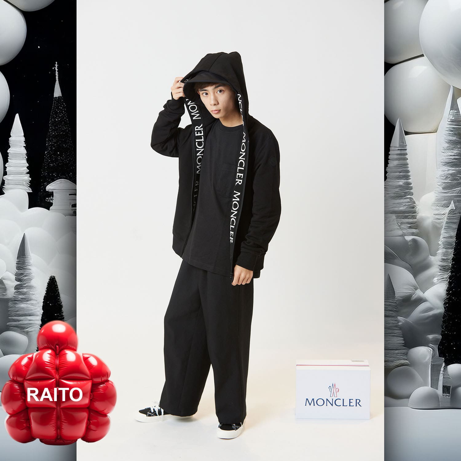 052 Kids Tokei on Runway Magazine World Kids Audition 2023 Moncler