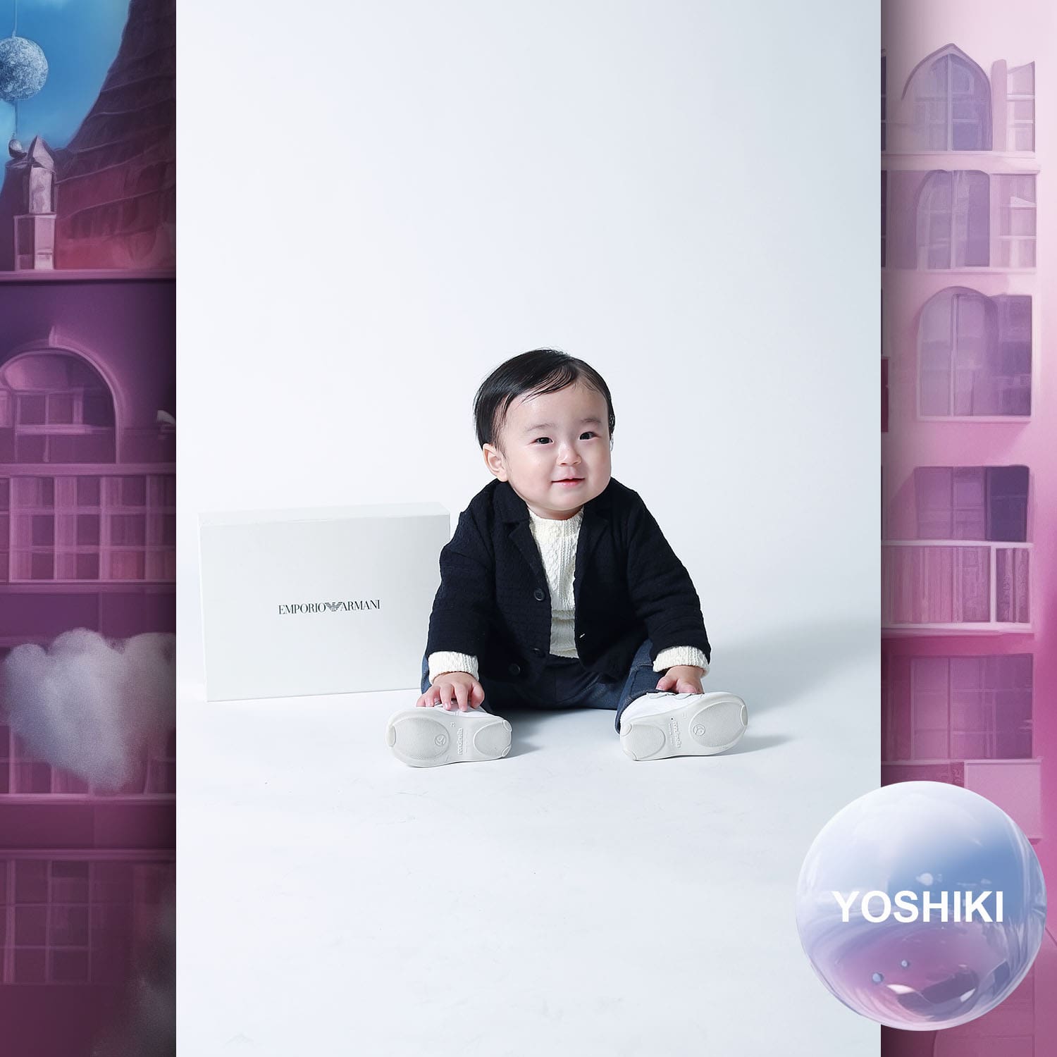 053 Enfants Tokei sur Runway Audition pour les enfants du magazine World 2023 Armani