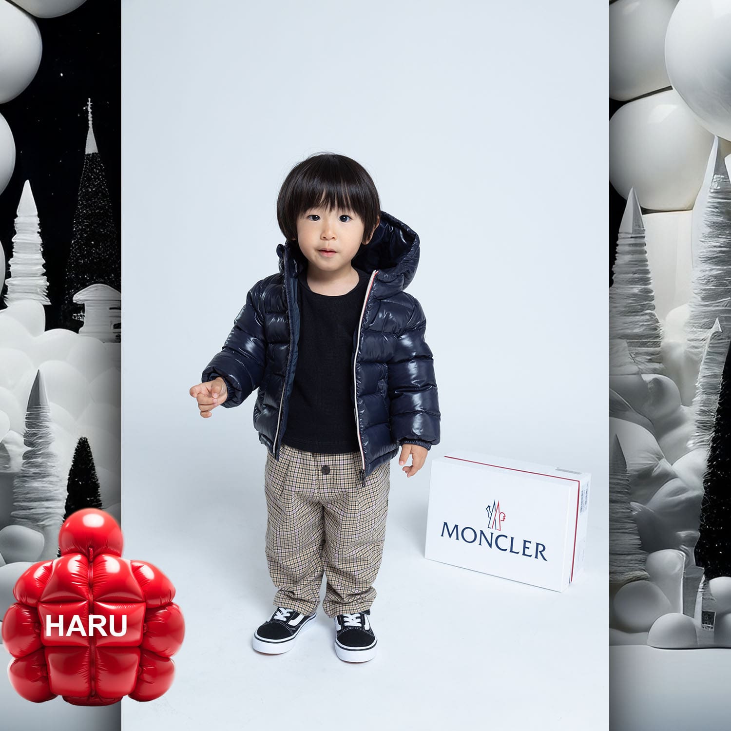053 Kids Tokei on Runway Magazine World Kids Audition 2023 Moncler