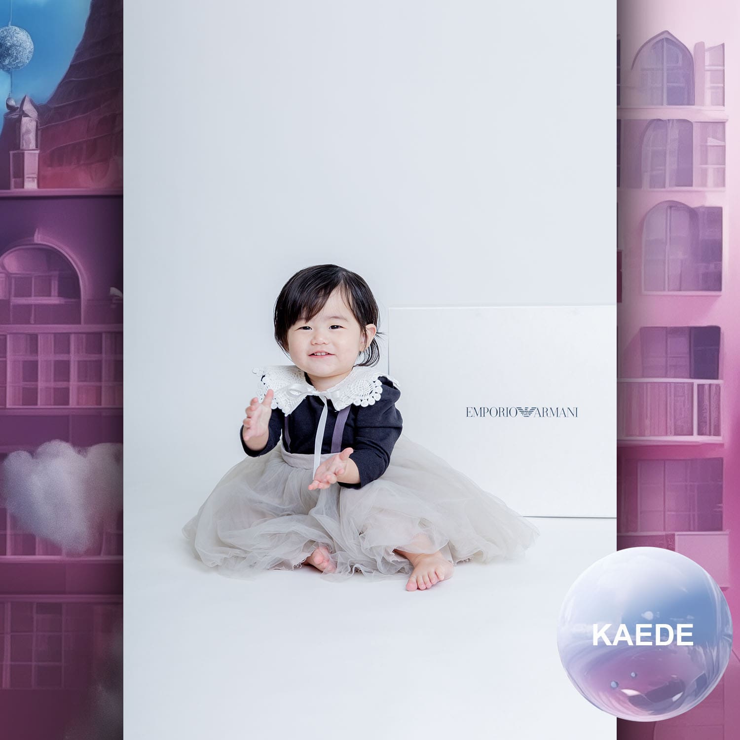055 Enfants Tokei sur Runway Audition pour les enfants du magazine World 2023 Armani
