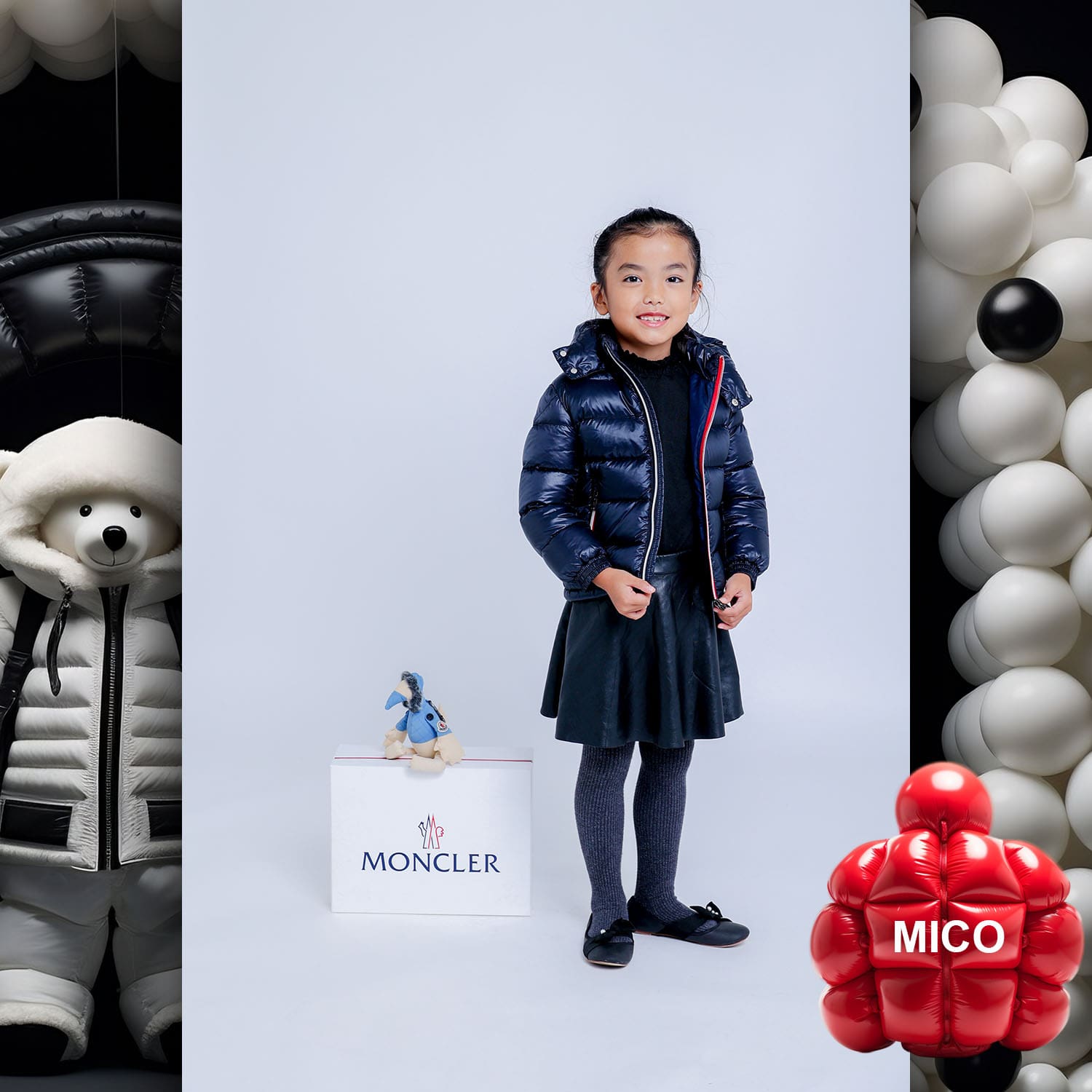 058 Kids Tokei on Runway Magazine World Kids Audition 2023 Moncler