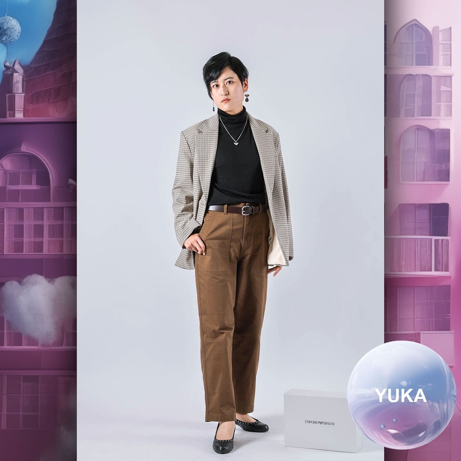 059 Enfants Tokei sur Runway Audition pour les enfants du magazine World 2023 Armani