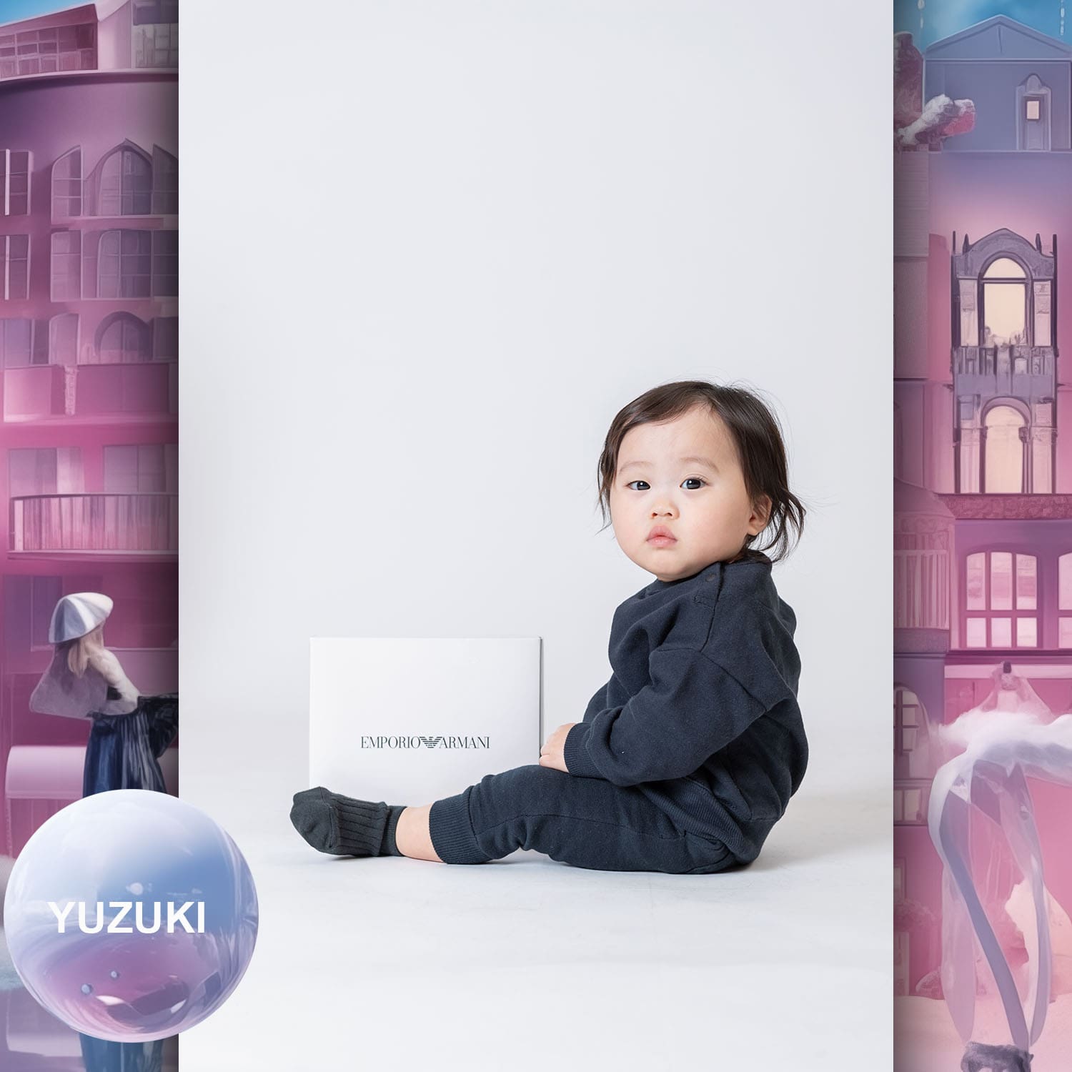060 Enfants Tokei sur Runway Audition pour les enfants du magazine World 2023 Armani