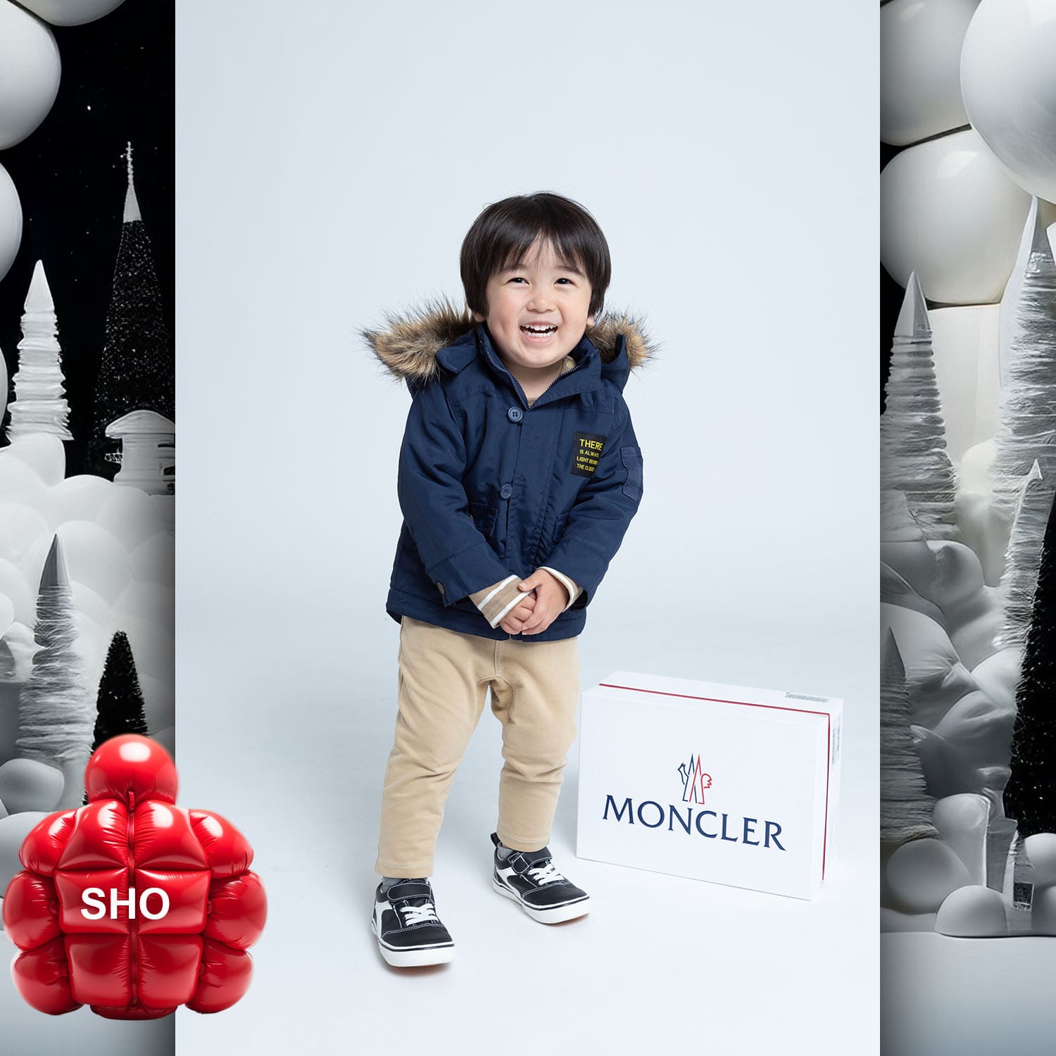 060 Kids Tokei on Runway Magazine World Kids Audition 2023 Moncler