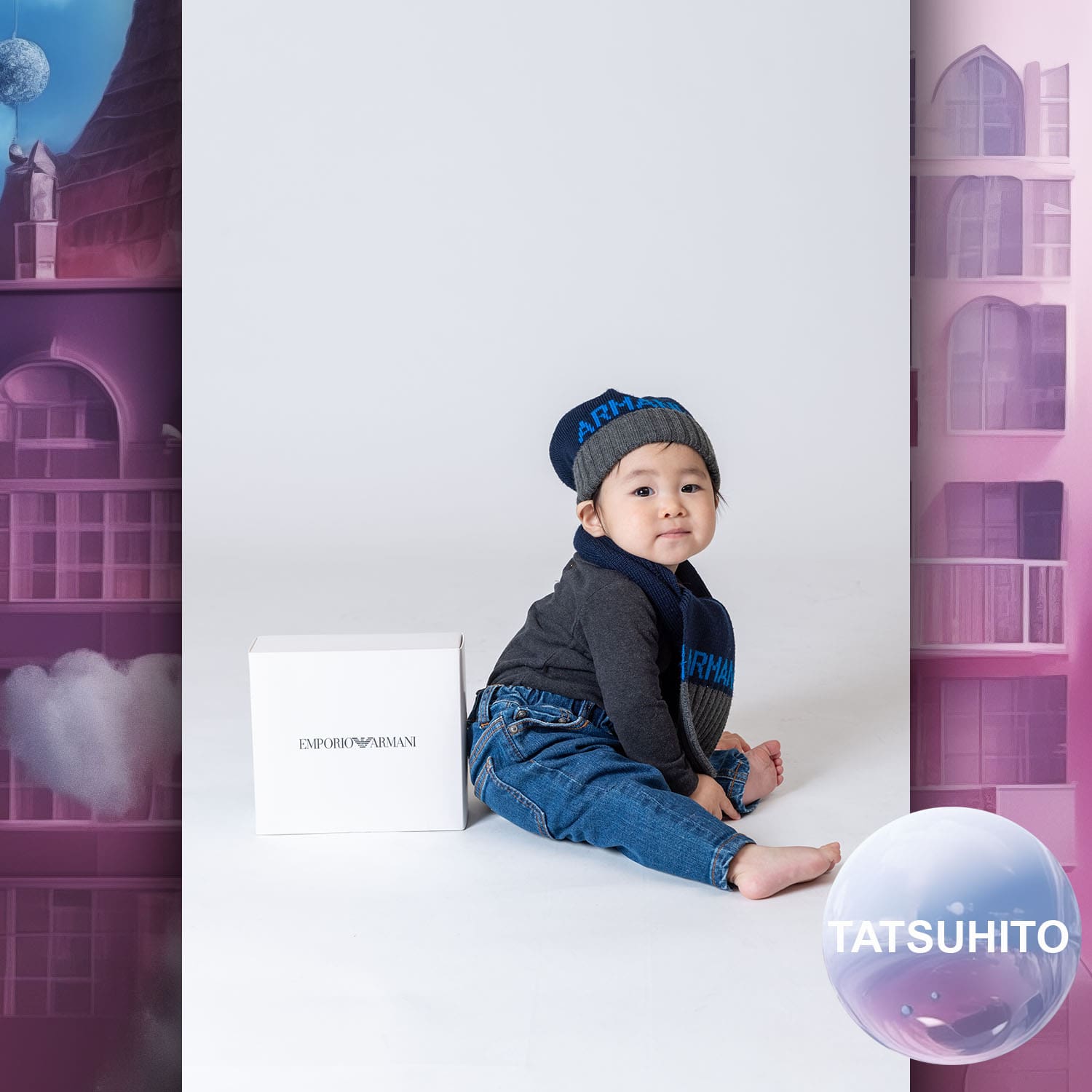 061 Enfants Tokei sur Runway Audition pour les enfants du magazine World 2023 Armani