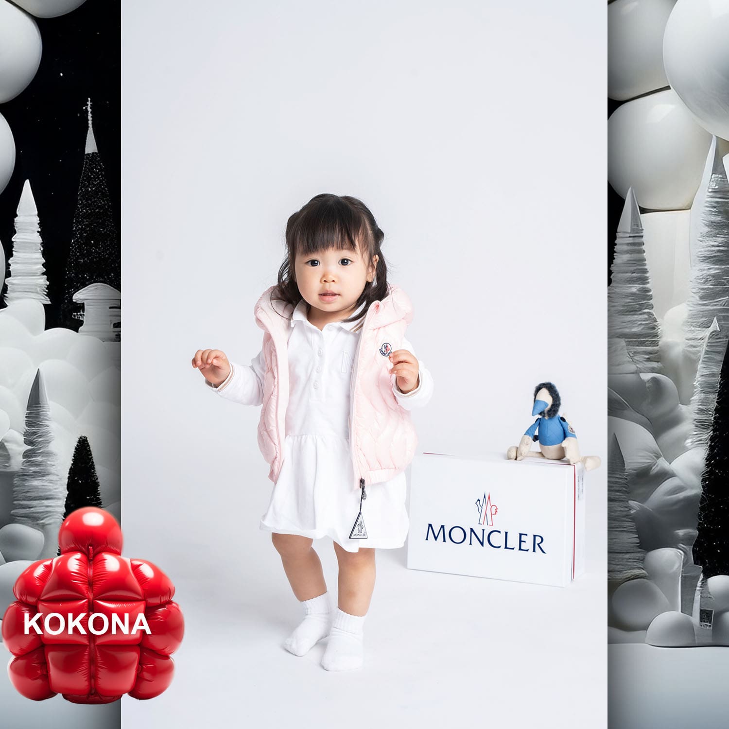 063 Kids Tokei on Runway Magazine World Kids Audition 2023 Moncler