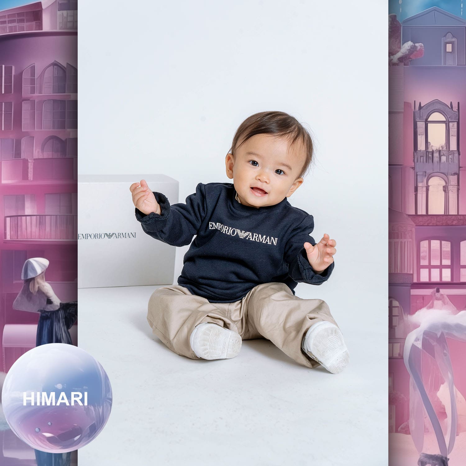 064 Enfants Tokei sur Runway Audition pour les enfants du magazine World 2023 Armani