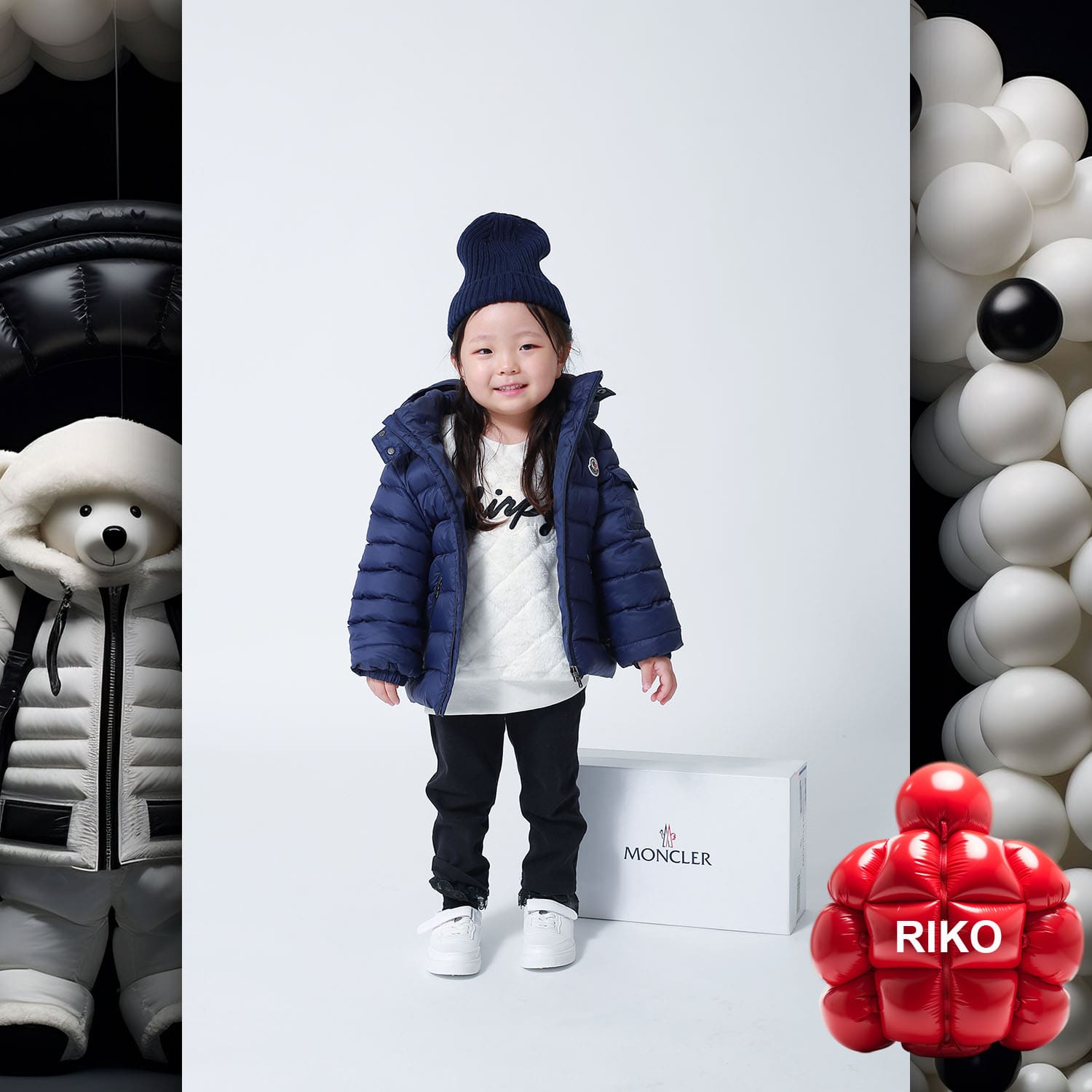 064 Kids Tokei on Runway Magazine World Kids Audition 2023 Moncler
