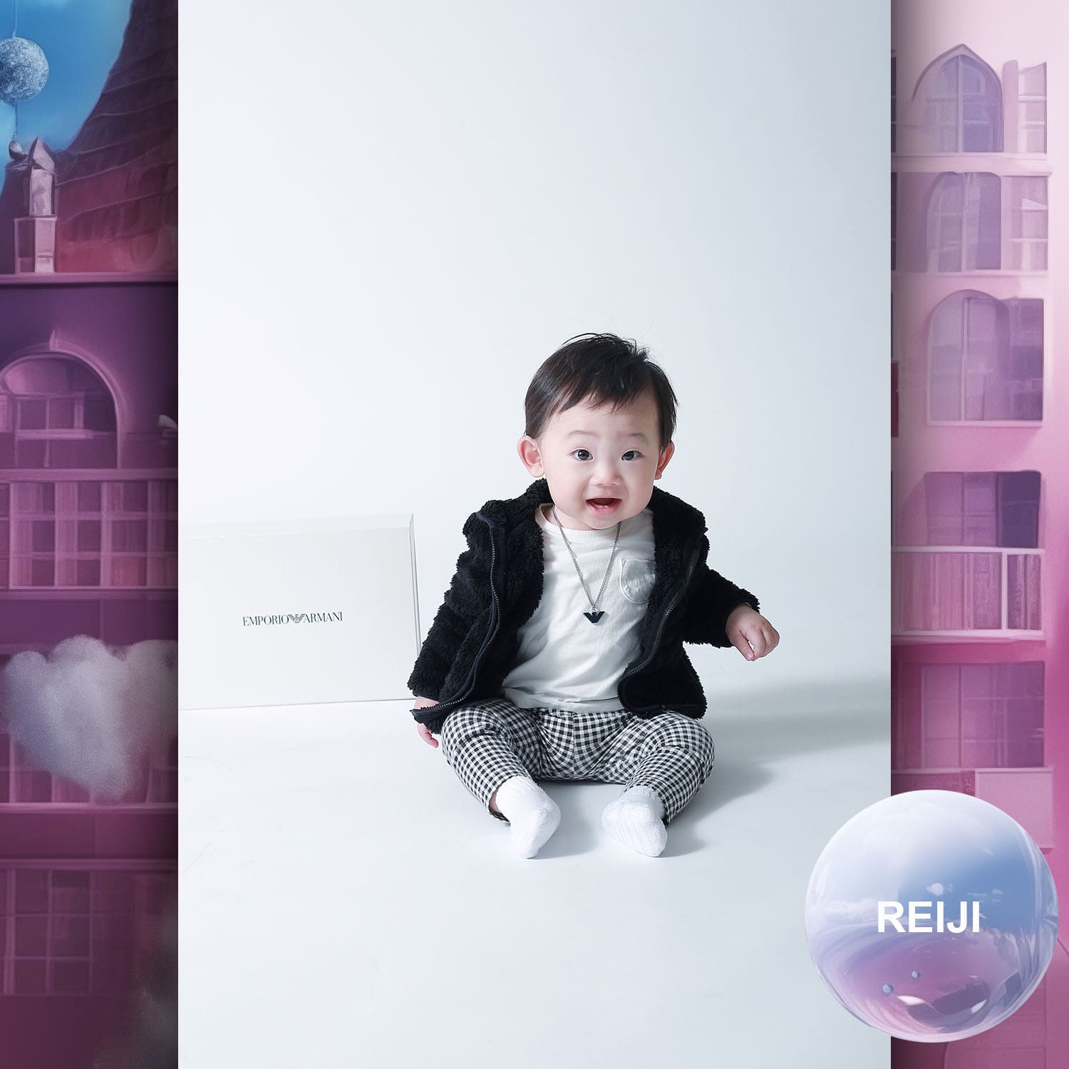 065 Enfants Tokei sur Runway Audition pour les enfants du magazine World 2023 Armani