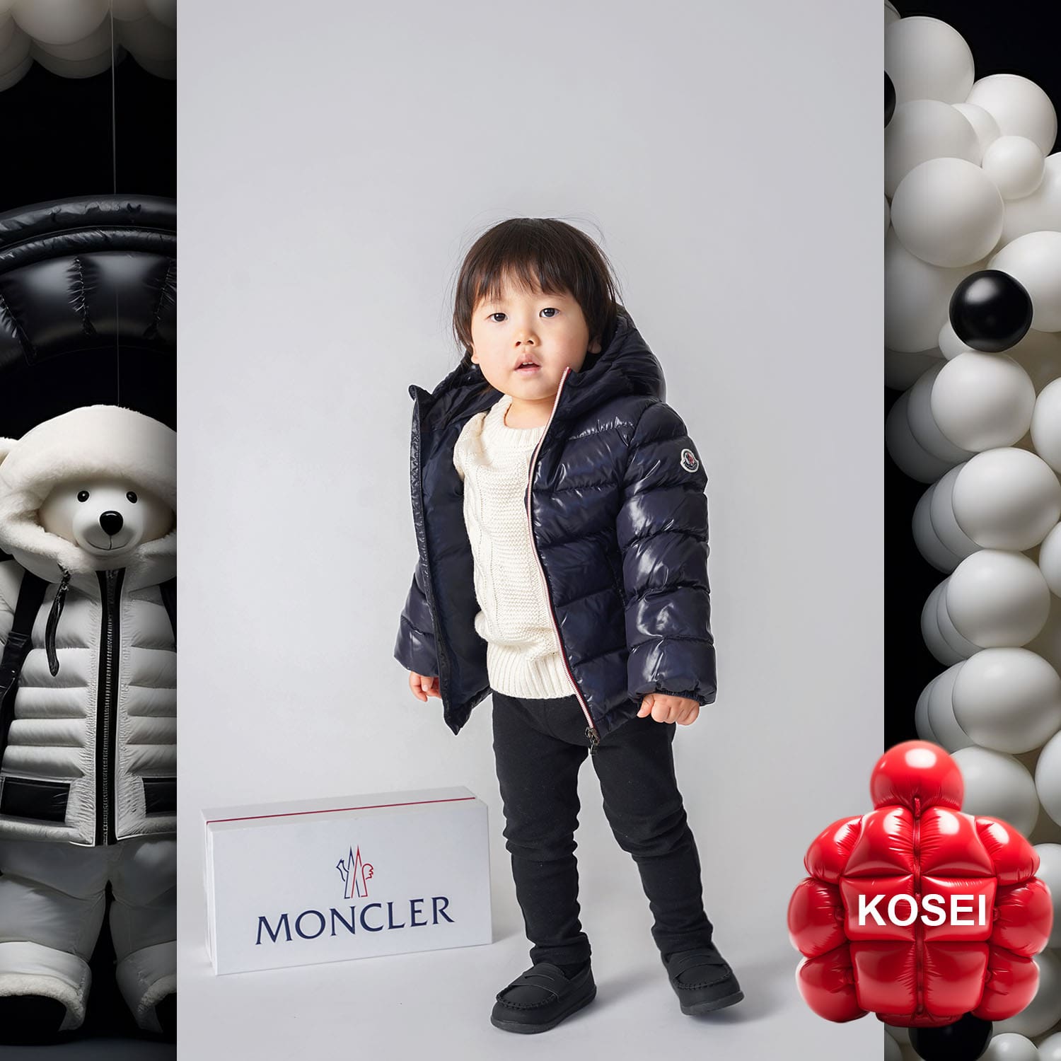 065 Kids Tokei on Runway Magazine World Kids Audition 2023 Moncler