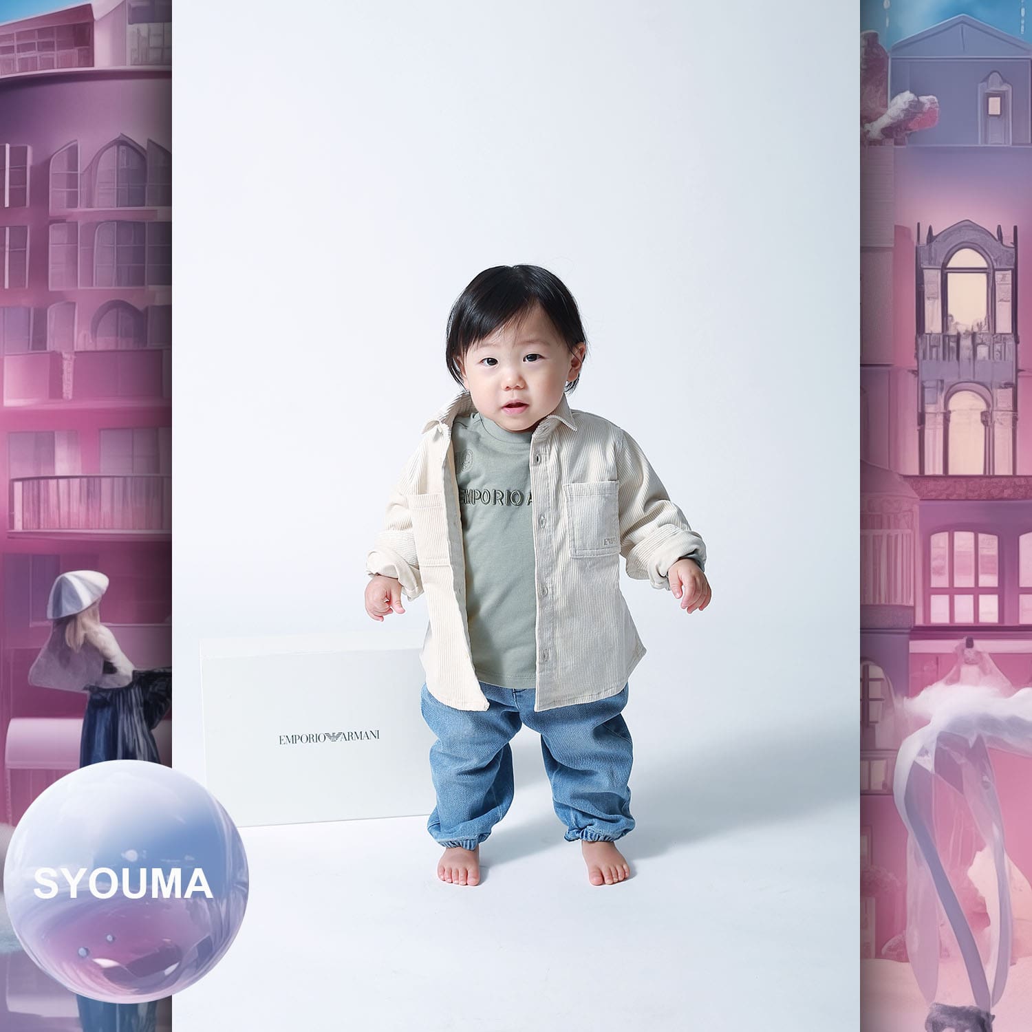 066 Enfants Tokei sur Runway Audition pour les enfants du magazine World 2023 Armani
