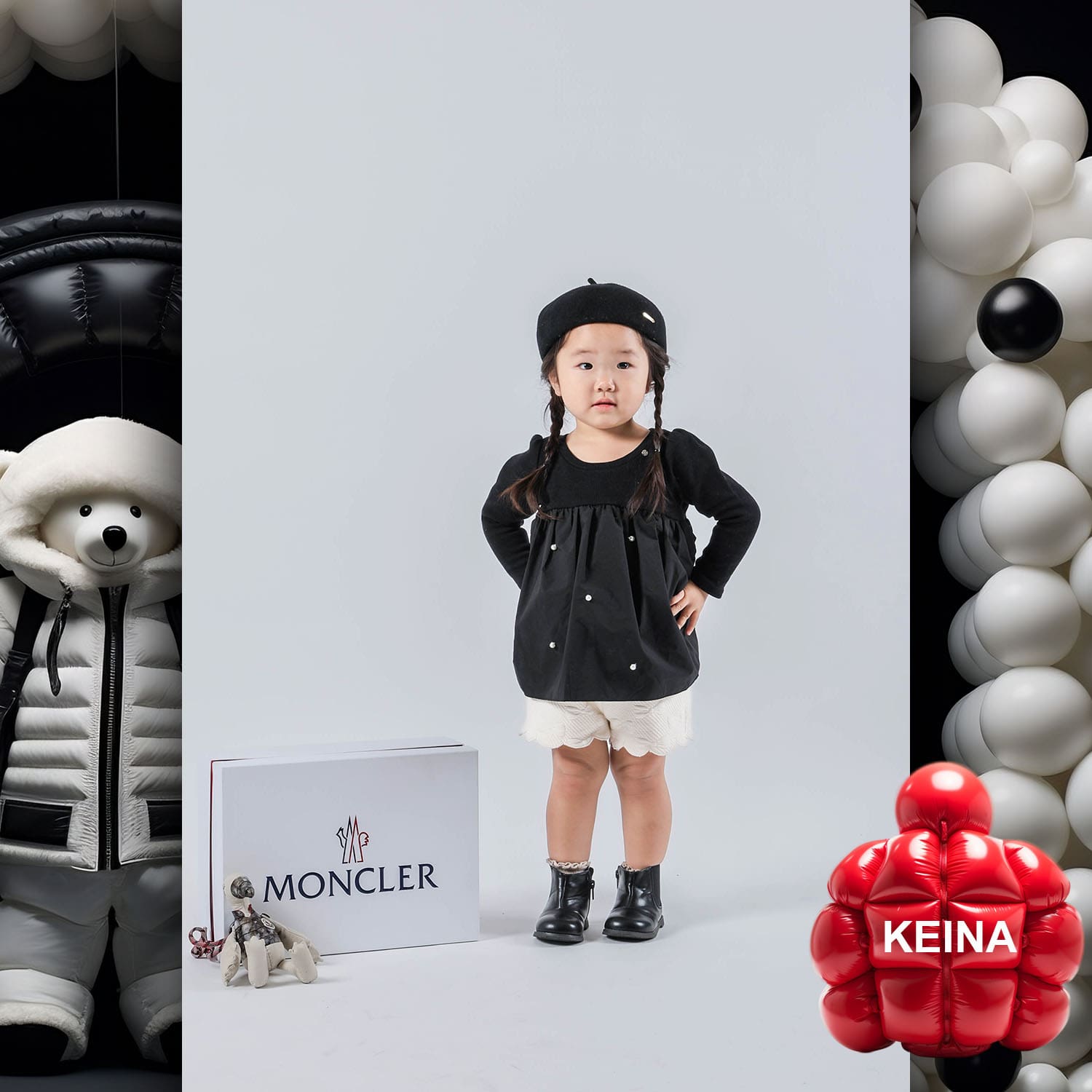069 Kids Tokei on Runway Magazine World Kids Audition 2023 Moncler