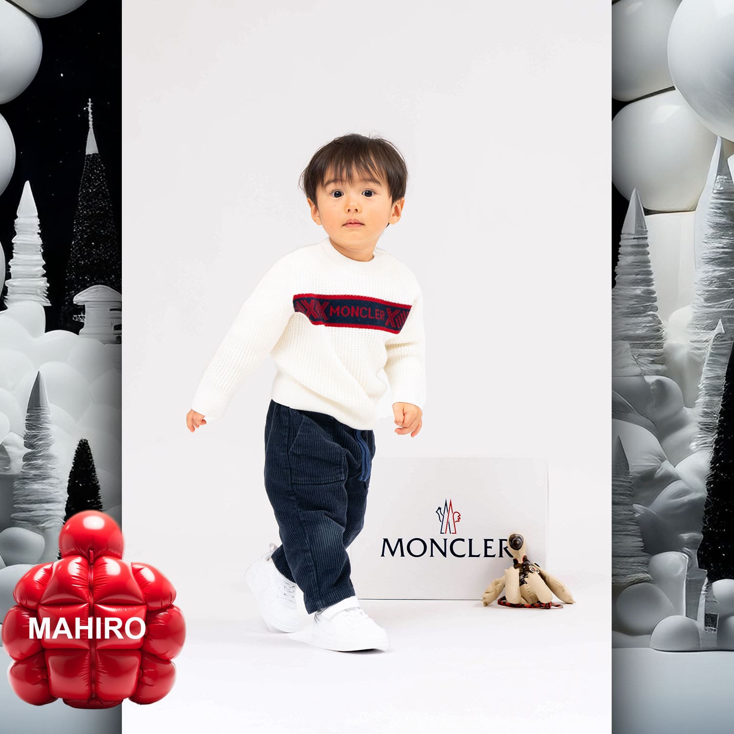073 Kids Tokei on Runway Magazine World Kids Audition 2023 Moncler
