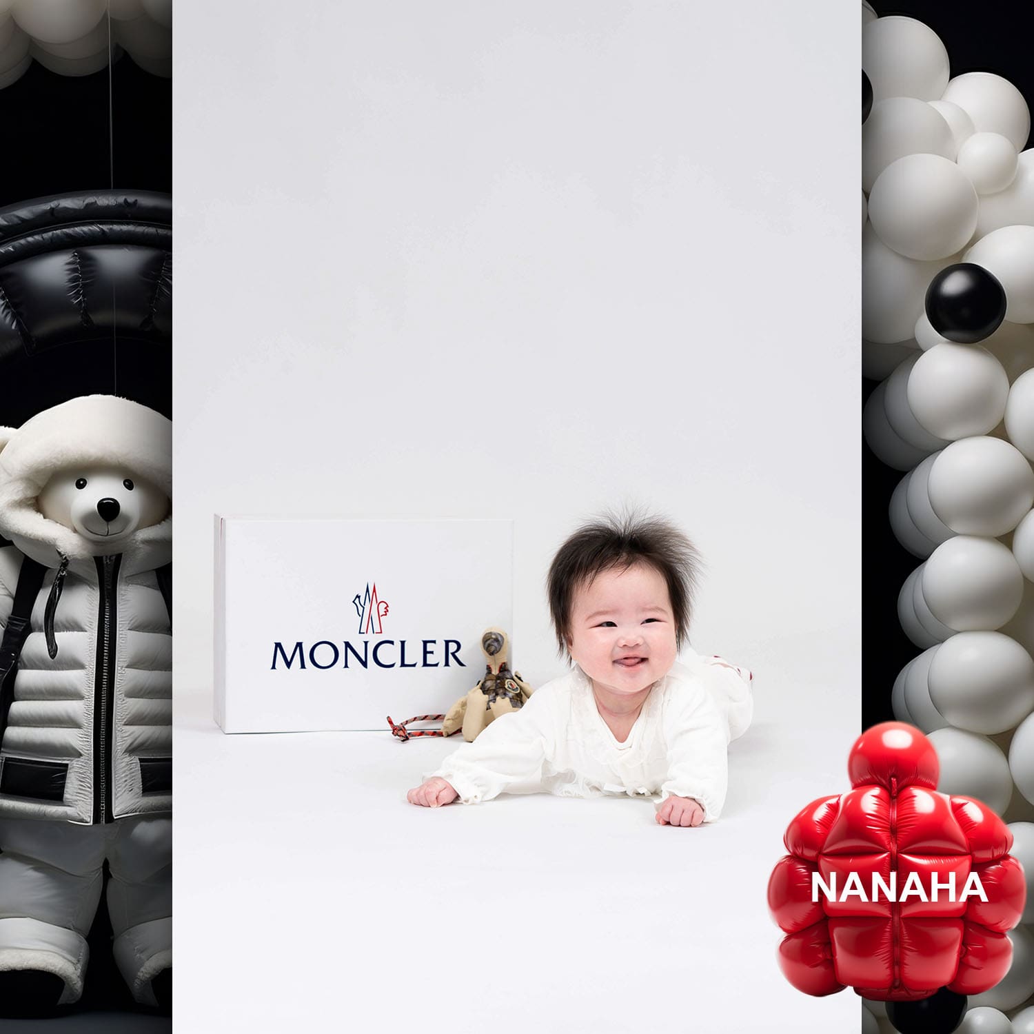077 Kids Tokei on Runway Magazine World Kids Audition 2023 Moncler