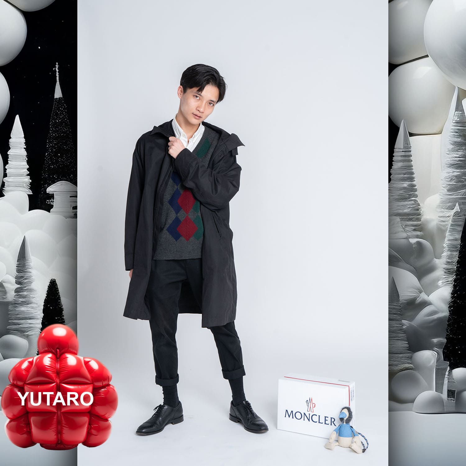 082 Kids Tokei on Runway Magazine World Kids Audition 2023 Moncler