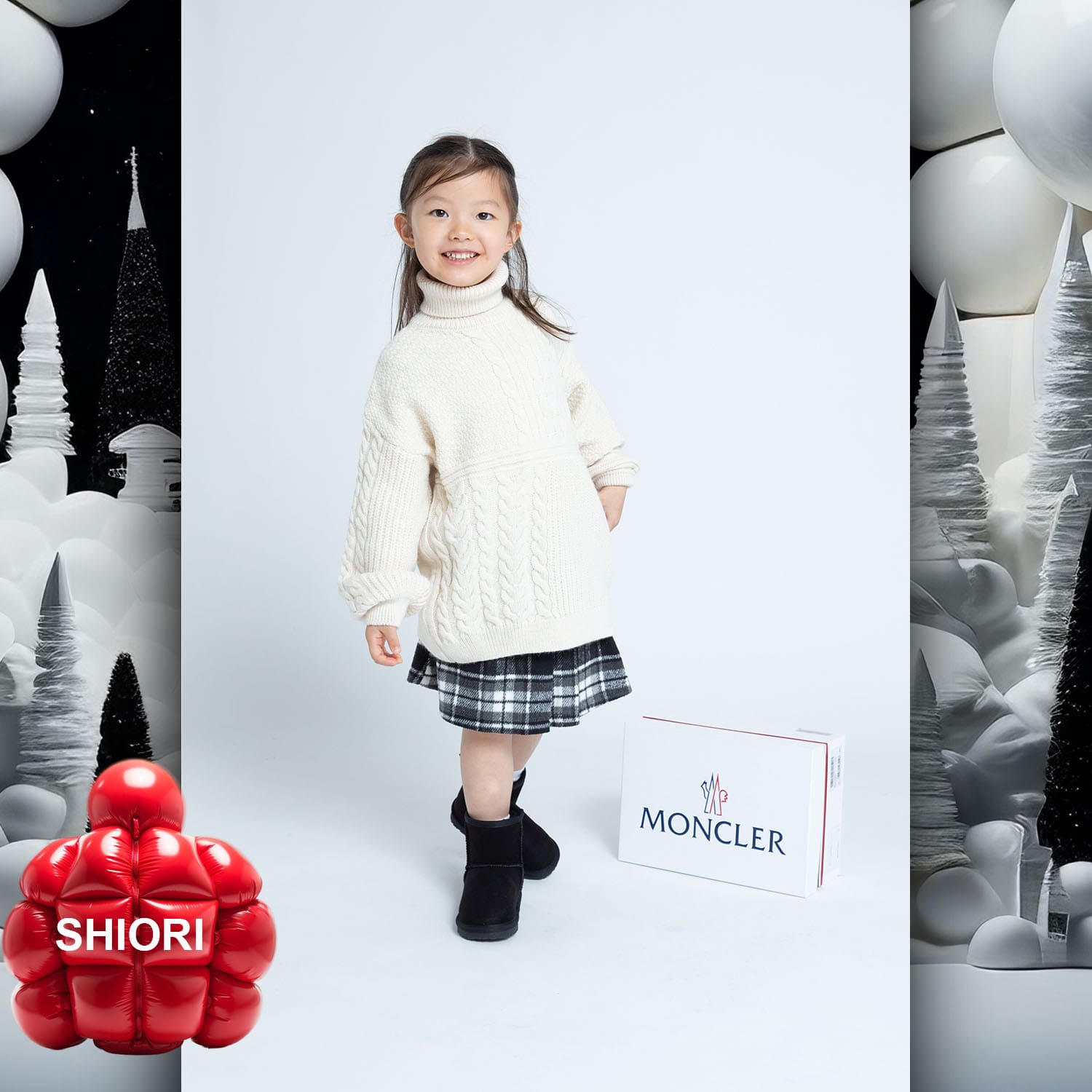 083 Kids Tokei on Runway Magazine World Kids Audition 2023 Moncler