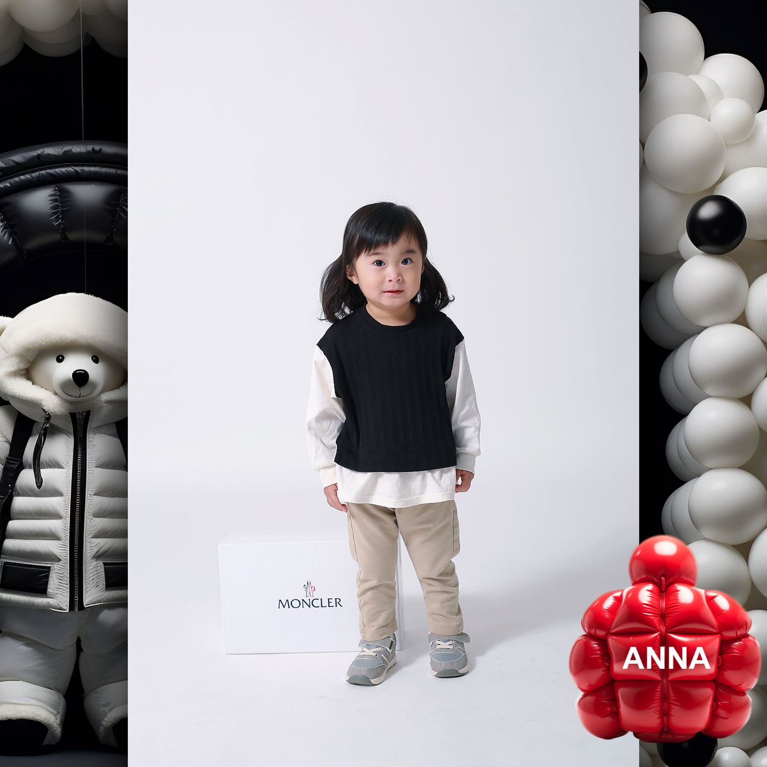 087 Kids Tokei on Runway Magazine World Kids Audition 2023 Moncler