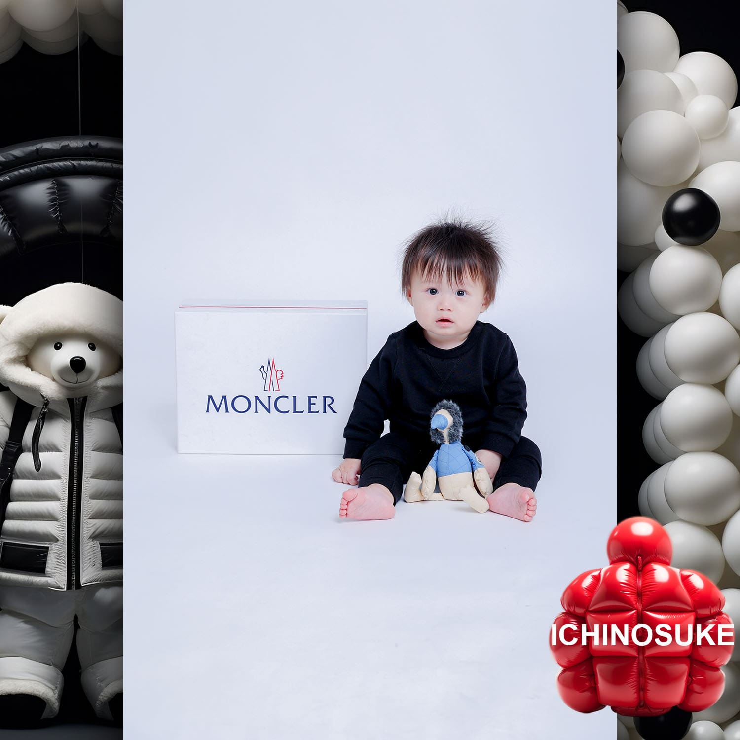 088 Kids Tokei on Runway Magazine World Kids Audition 2023 Moncler