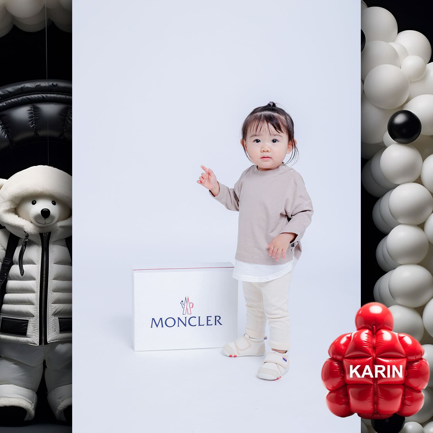 089 Kids Tokei on Runway Magazine World Kids Audition 2023 Moncler