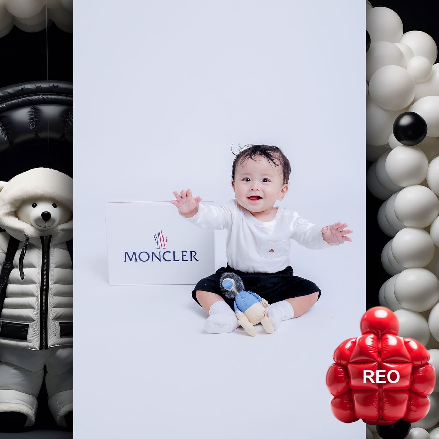 090 Kids Tokei on Runway Magazine World Kids Audition 2023 Moncler