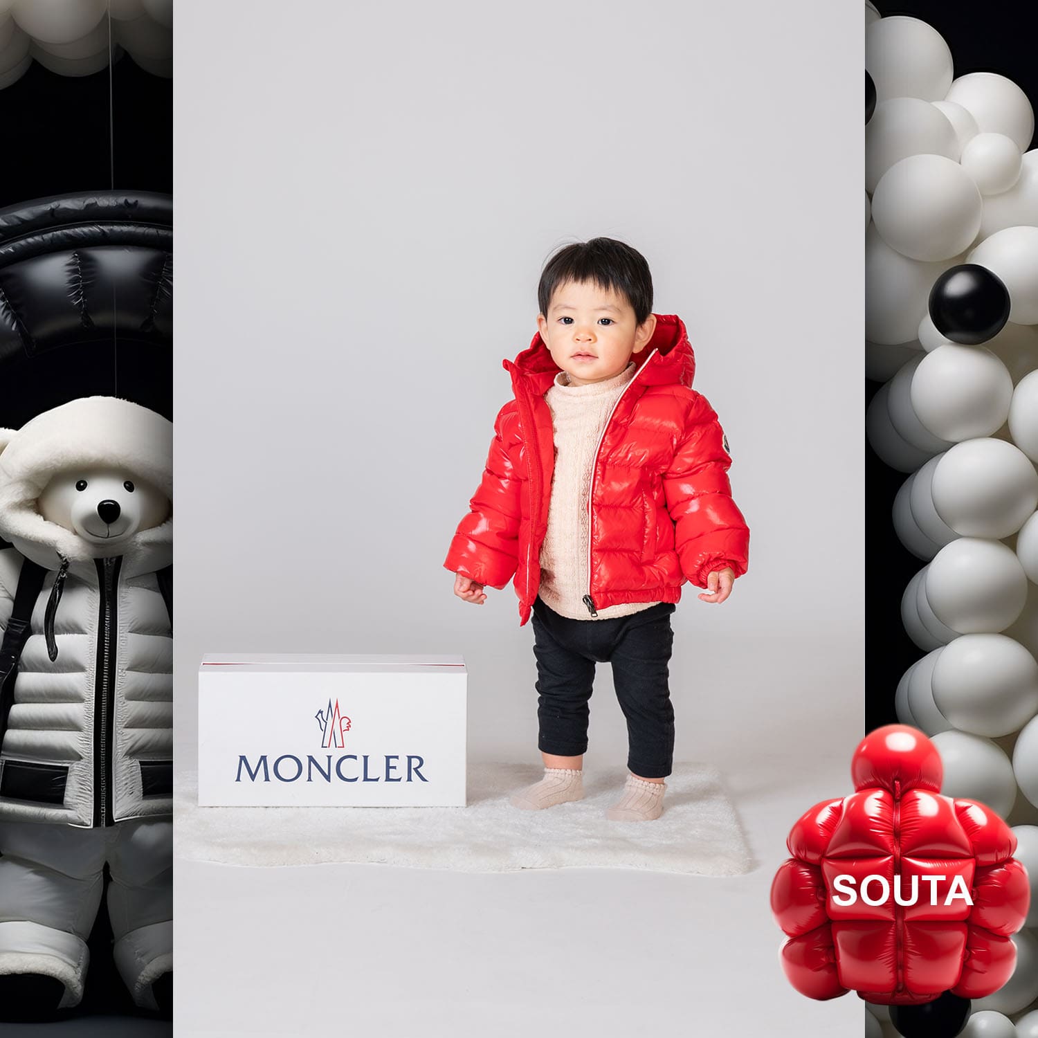 095 Kids Tokei on Runway Magazine World Kids Audition 2023 Moncler