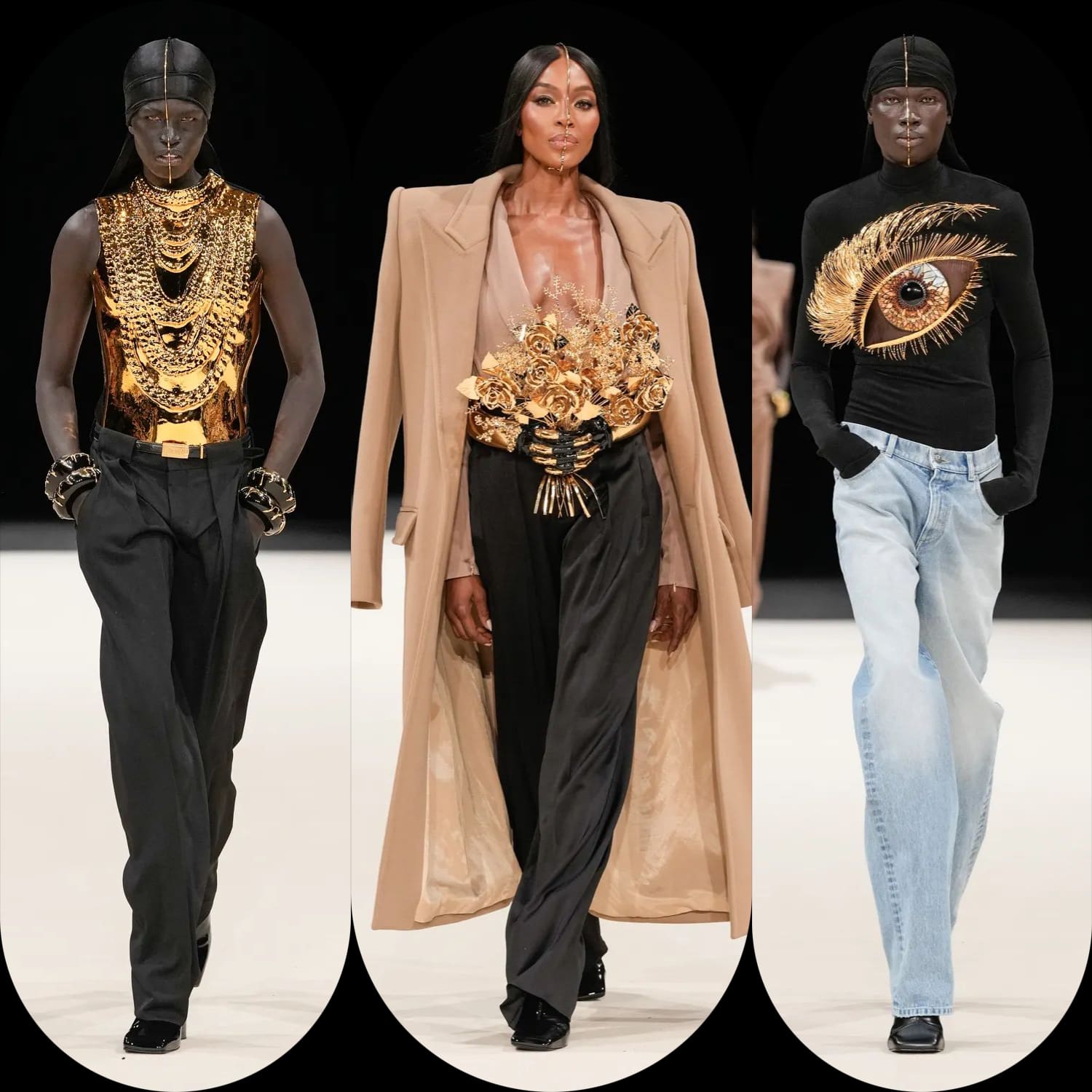 Balmain Fall Winter 2024-2025 Men identical to Schiaparelli