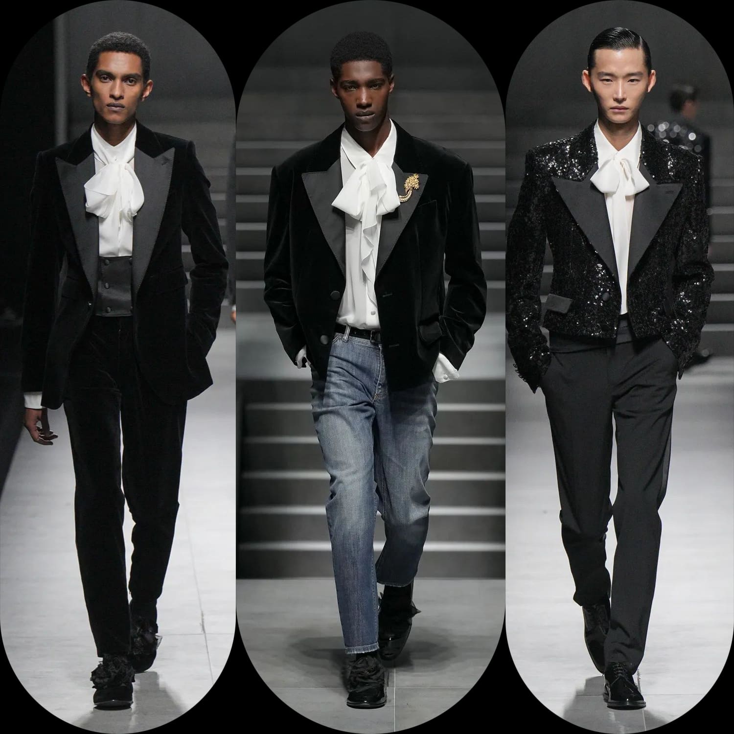 1 Dolce Gabbana Fall Winter 2024 2025 Menswear Runway Magazine