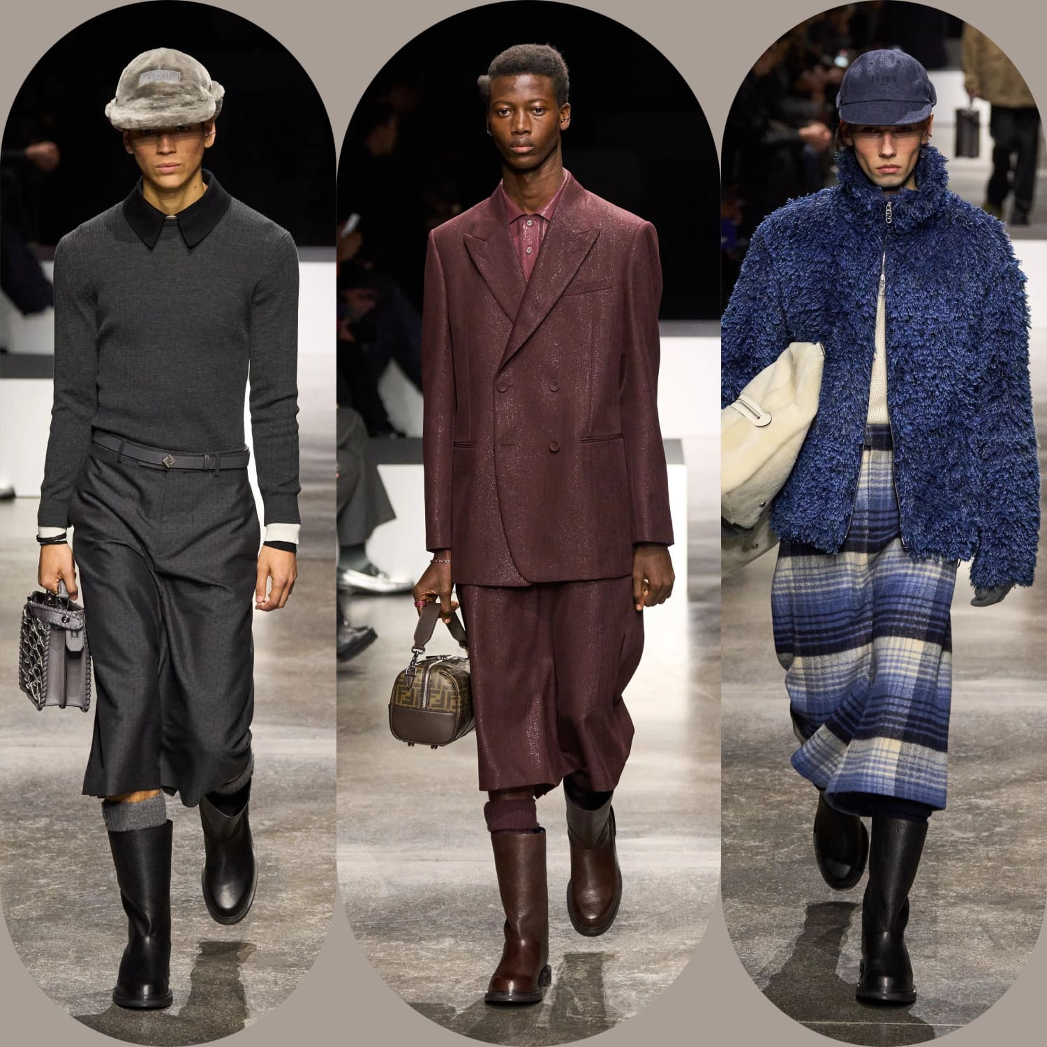 1 Fendi Autunno Inverno 2024 Abbigliamento uomo 2025 Runway Magazine