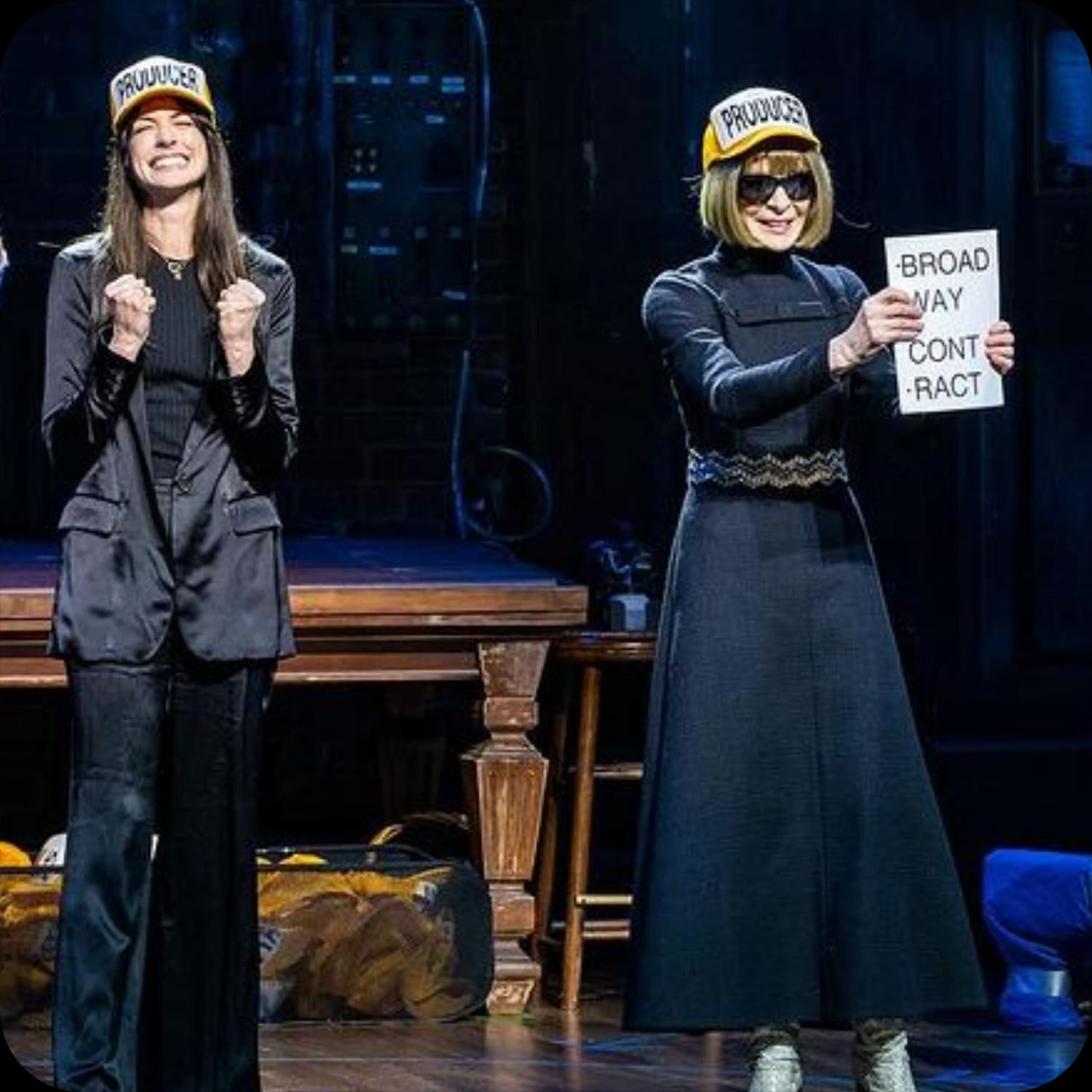 2 Anna Wintour et Anne Hathaway à la comédie musicale Gutenbergbway en janvier 2024 1