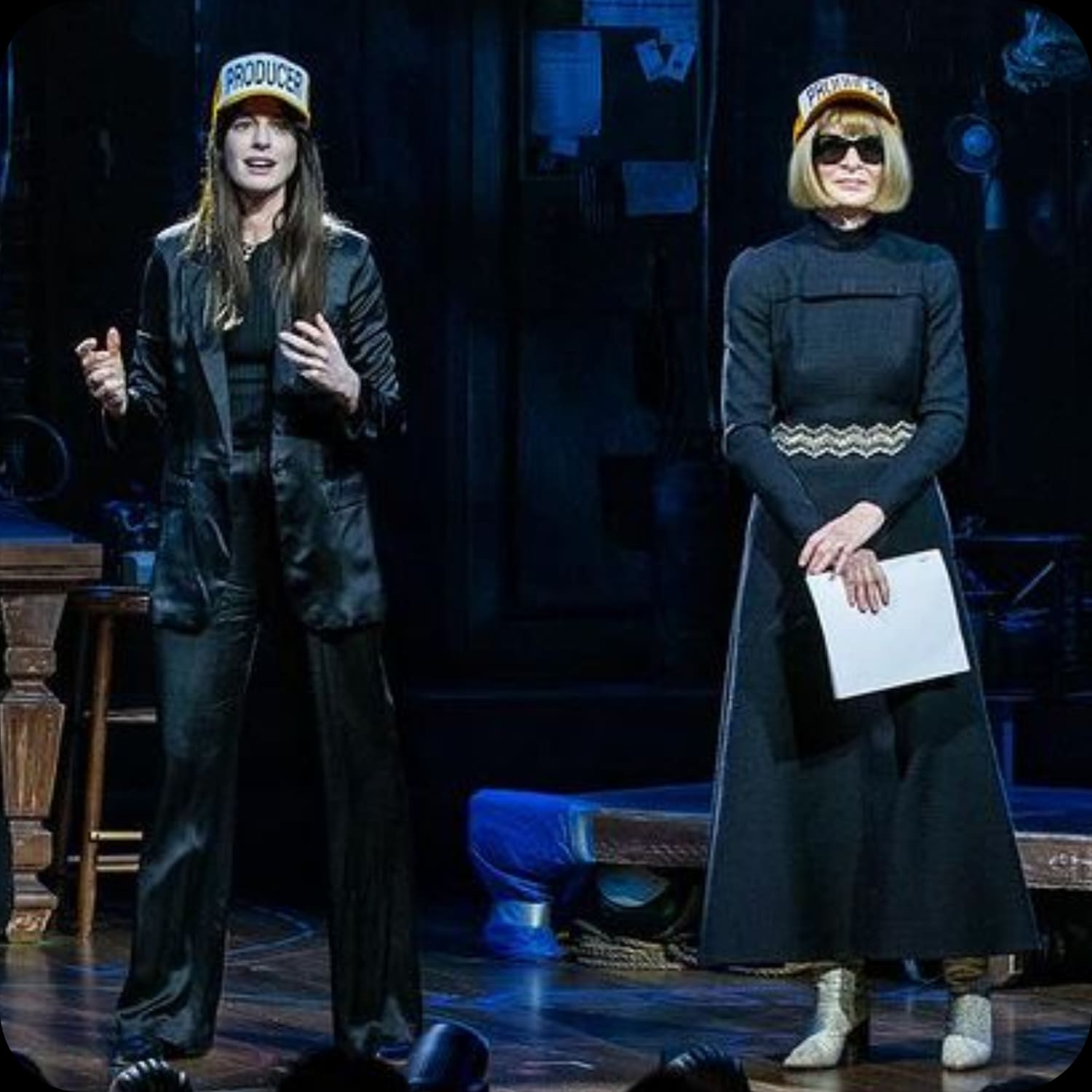 3 Anna Wintour et Anne Hathaway à la comédie musicale Gutenbergbway en janvier 2024 1