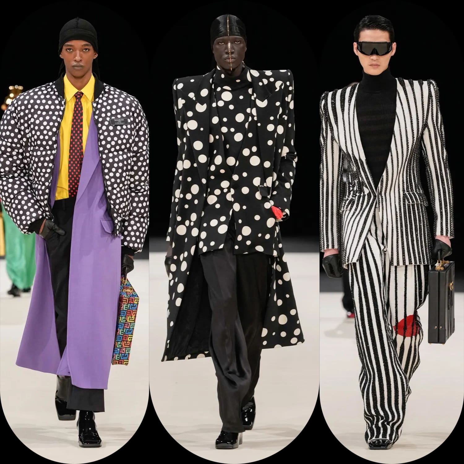 4 Balmain Fall Winter 2024 2025 Men Runway Magazine