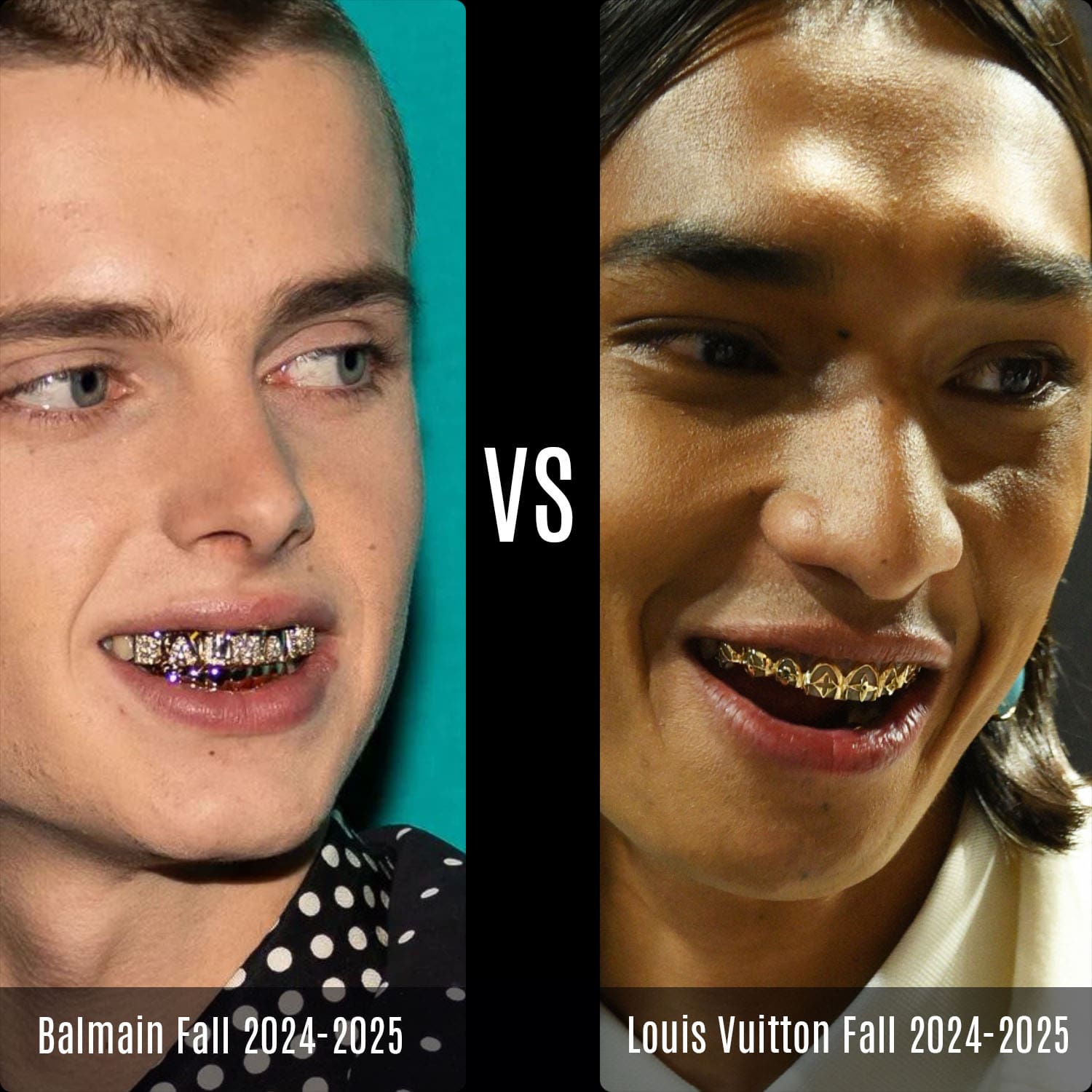Balmain Fall 2024 2025 vs Louis Vuitton Fall 2024 2025 by Pharrell Williams