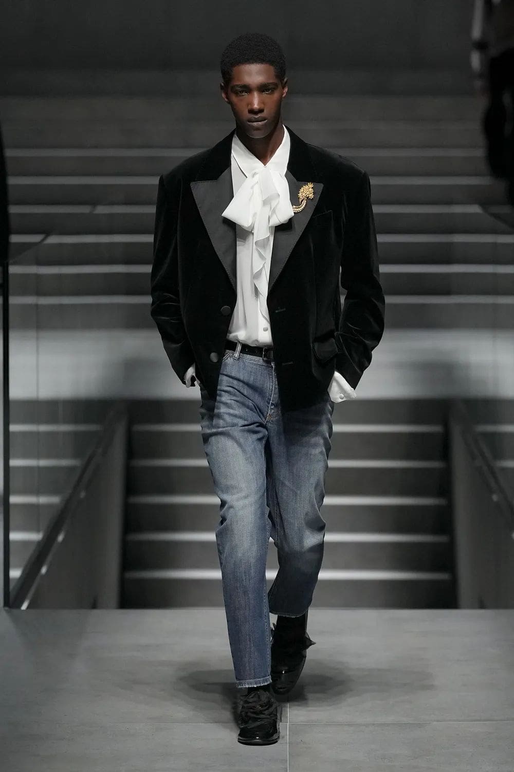 Dolce Gabbana Fall Winter 2024 2025 Menswear Runway Magazine (36)