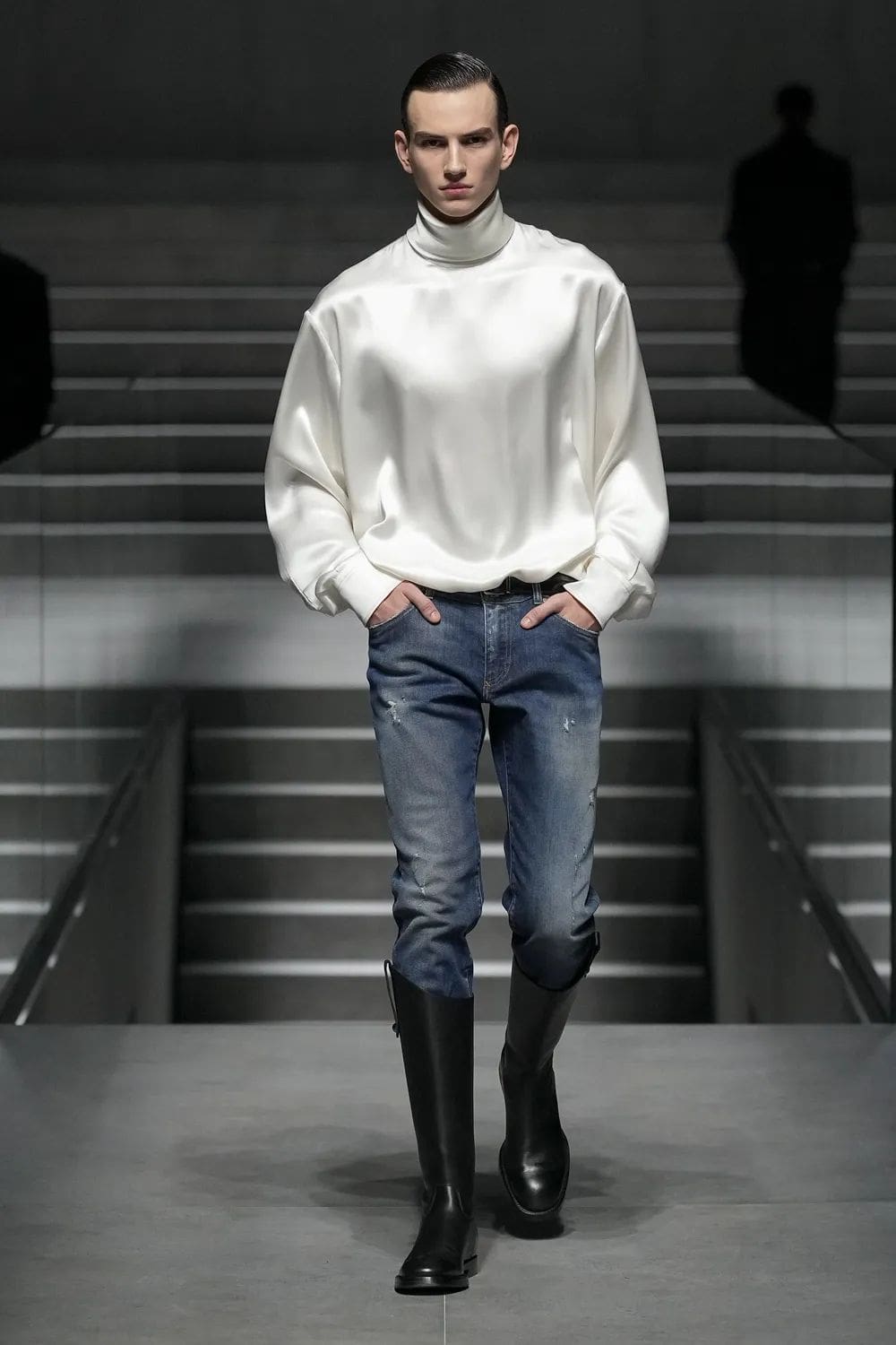Dolce Gabbana Fall Winter 2024 2025 Menswear Runway Magazine (38)