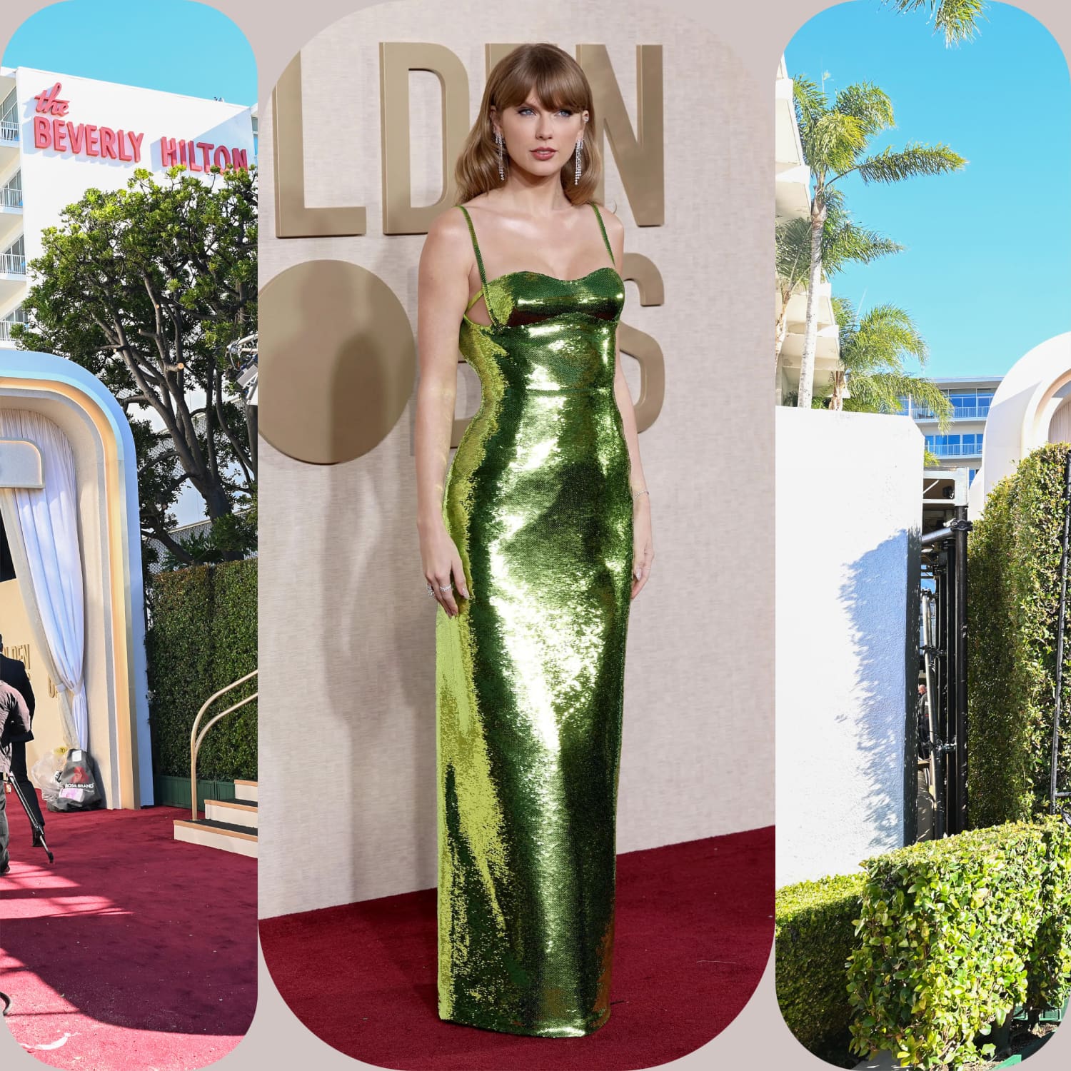 Тейлор Свифт в Gucci на церемонии вручения премии «Золотой глобус» 2024
