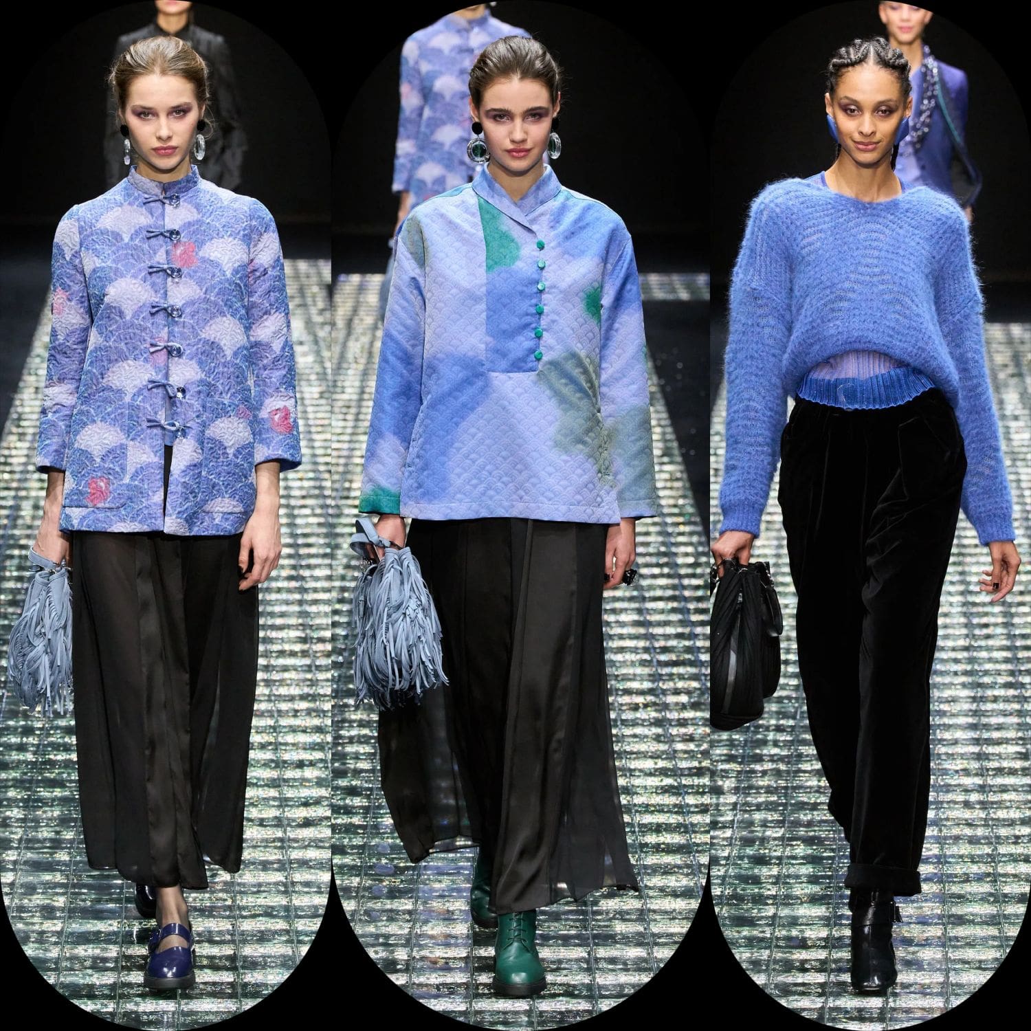 1 Emporio Armani Outono Inverno 2024 2025 Runway revista