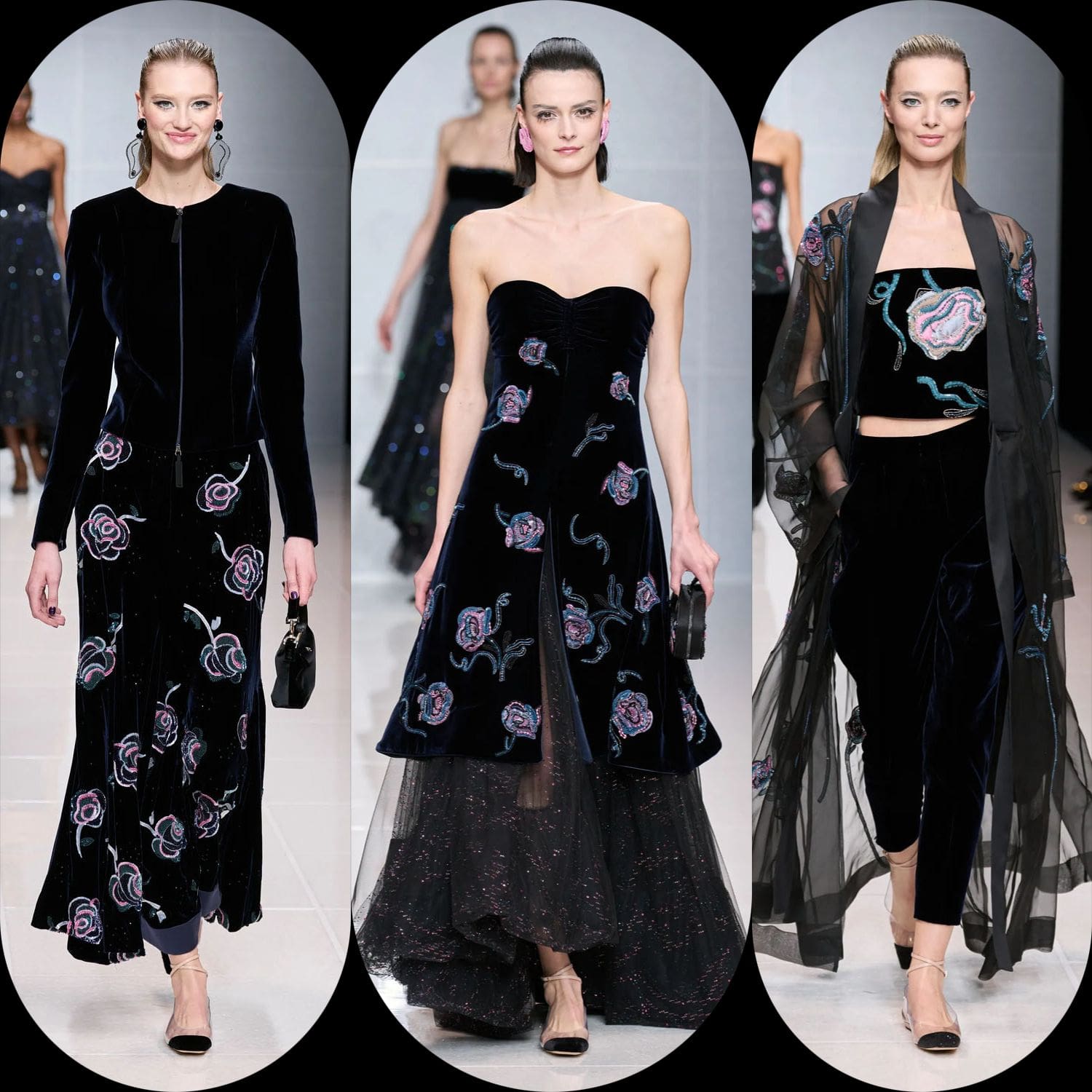 1 Giorgio Armani Autunno Inverno 2024 2025 Runway Magazine