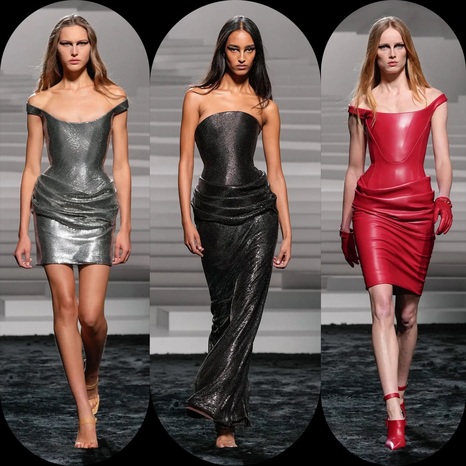 1 Versace Automne Hiver 2024 2025 Runway Magazine