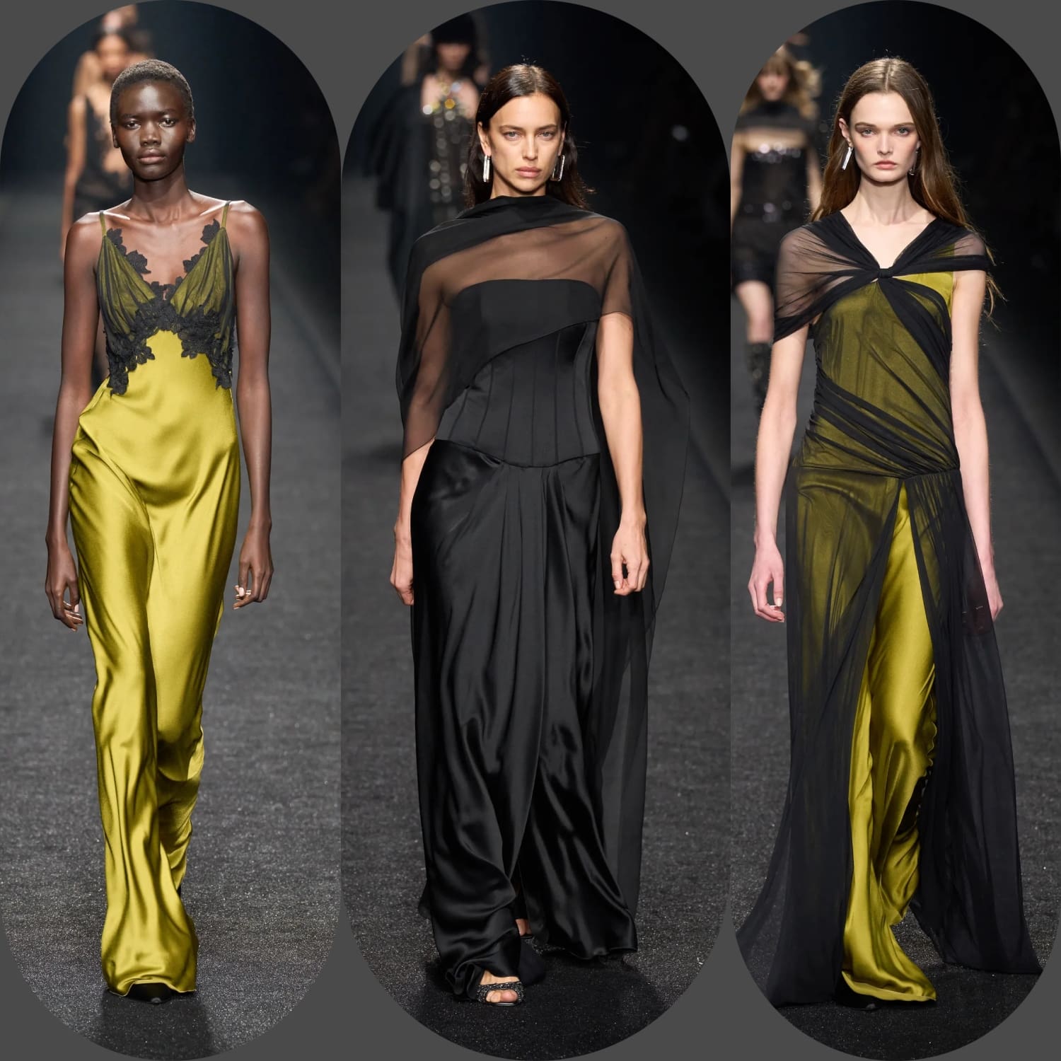 2 Queda de Alberta Ferretti 2024 2025 Runway revista