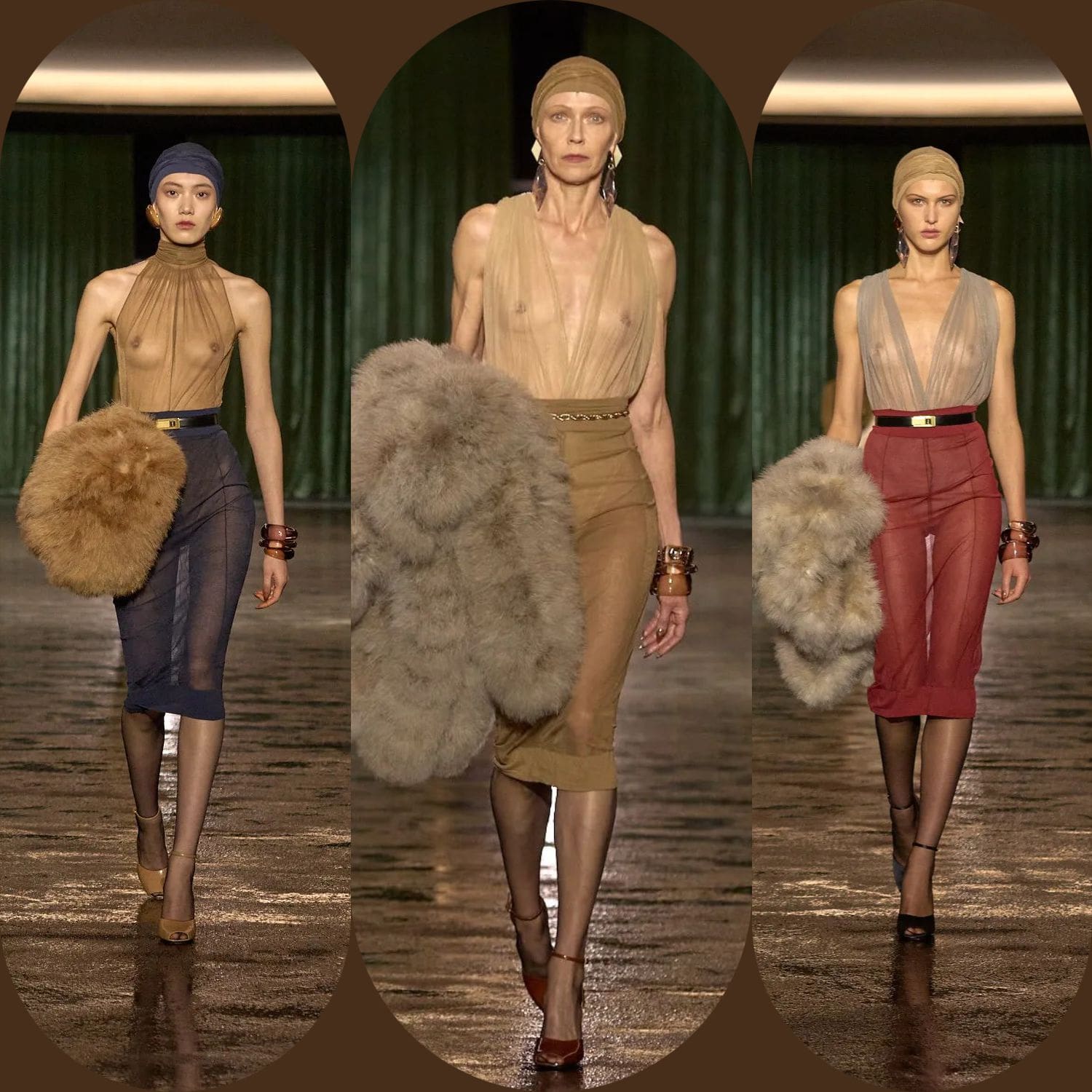 2 Saint Laurent Fall Winter 2024 2025 Runway Magazine
