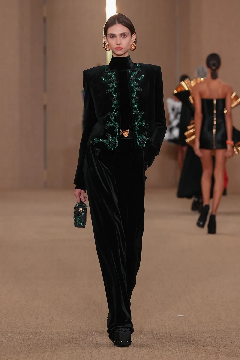 Balmain Automne 2024 Balmain Automne Hiver 2024 2024 Runway Magazine (50)