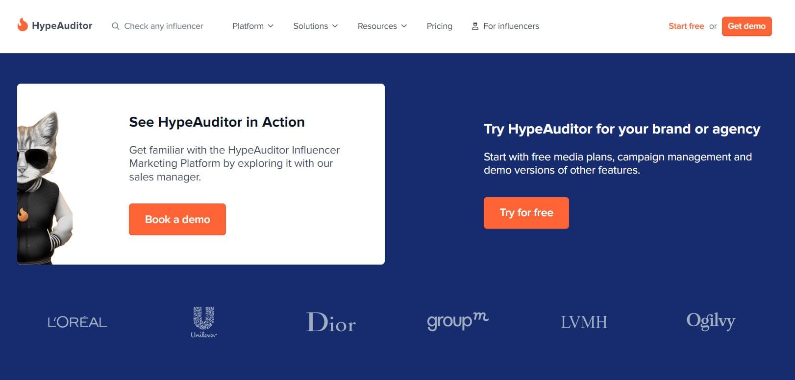 Dior на HypeAuditor Маркетинговая платформа для влиятельных лиц, 100% основанная на искусственном интеллекте