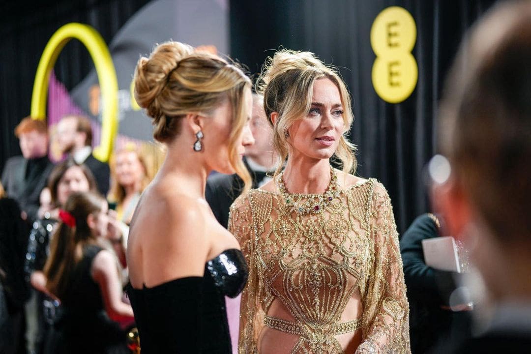 Эмили Блант и Марго Робби на церемонии BAFTA 2024