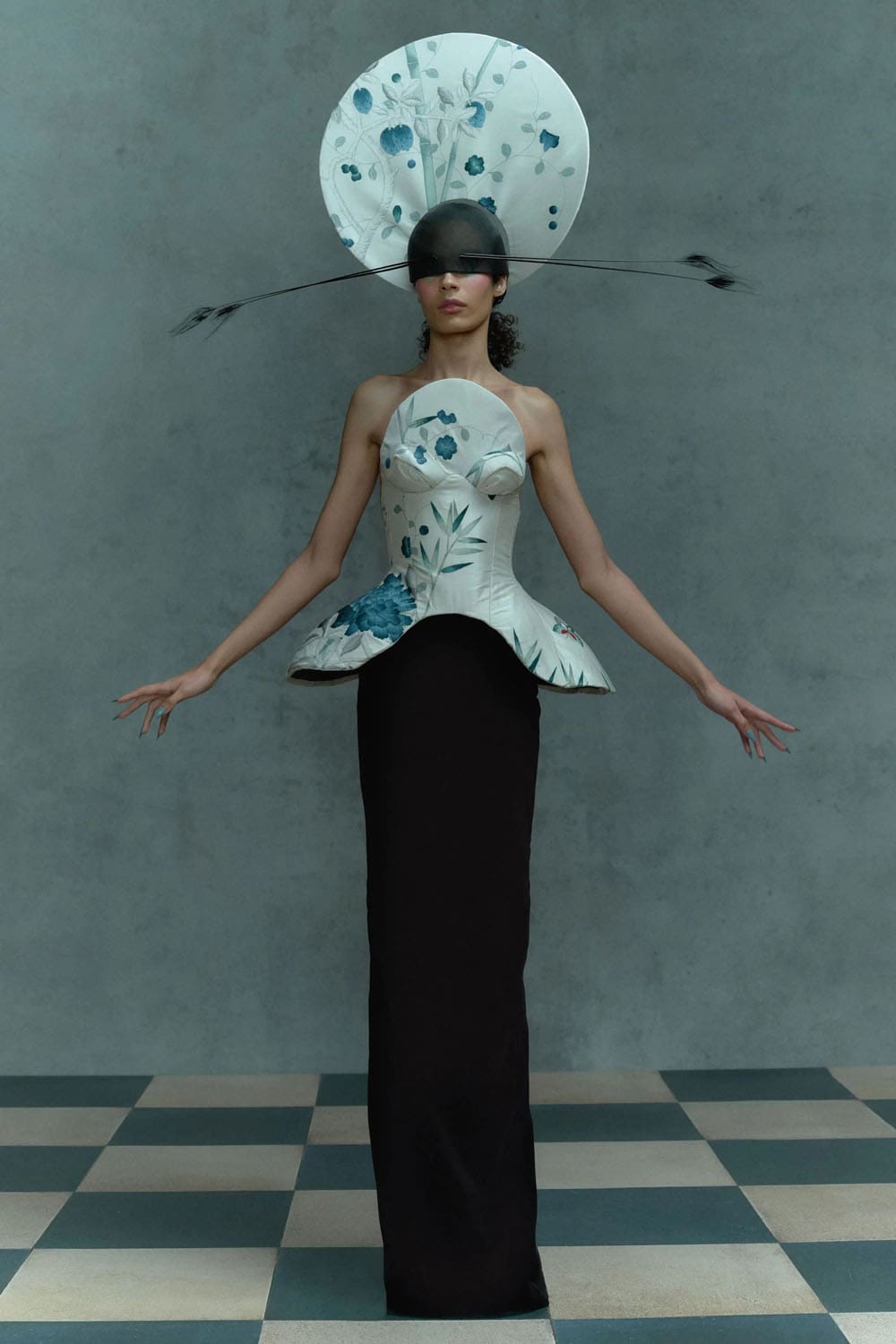 Harris Reed Herbst Winter 2024 2025 Runway Magazin (1)