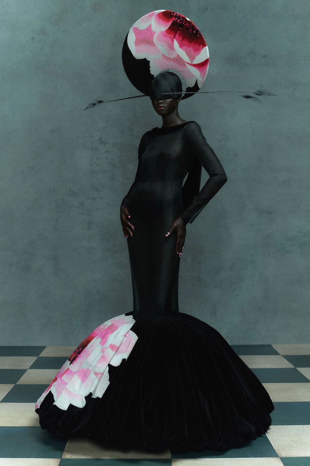 Harris Reed Herbst Winter 2024 2025 Runway Magazin (10)