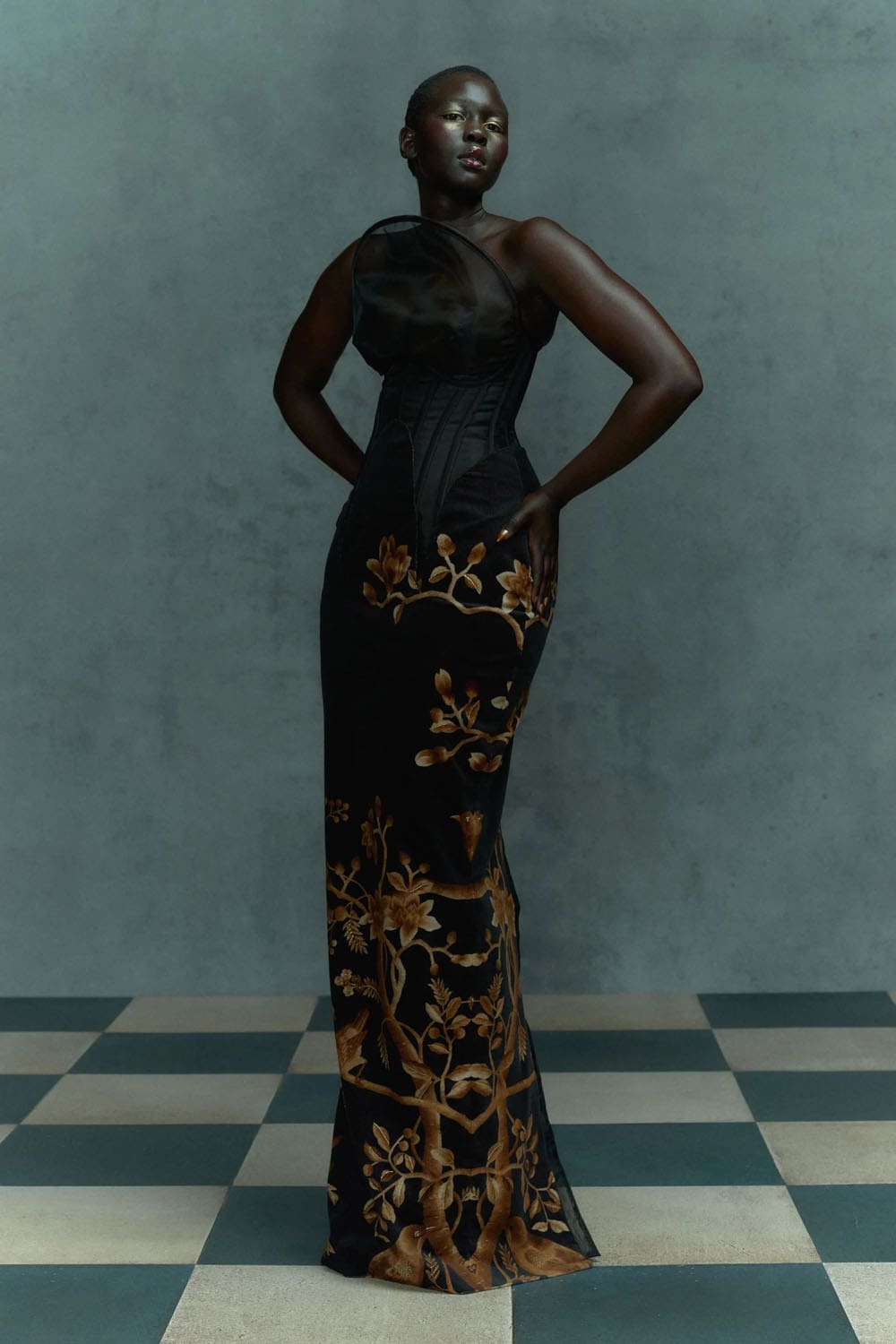 Harris Reed Herbst Winter 2024 2025 Runway Magazin (5)
