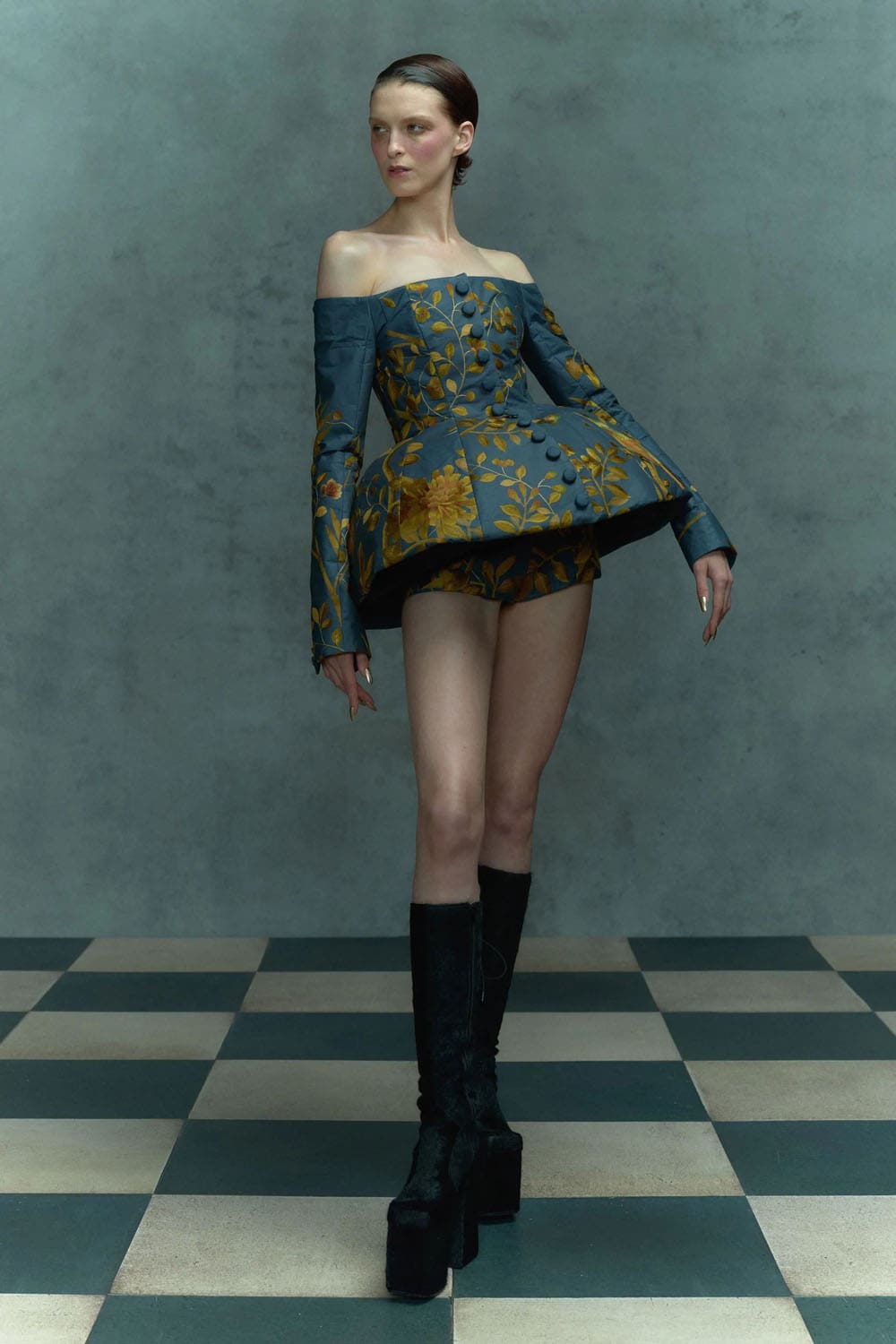 Harris Reed Herbst Winter 2024 2025 Runway Magazin (6)